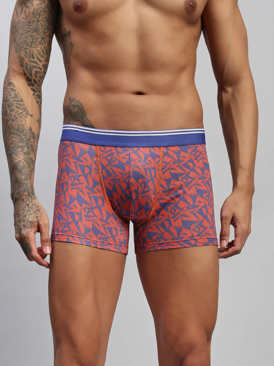 Men Triangle Modal Printed Trunks - Image 2