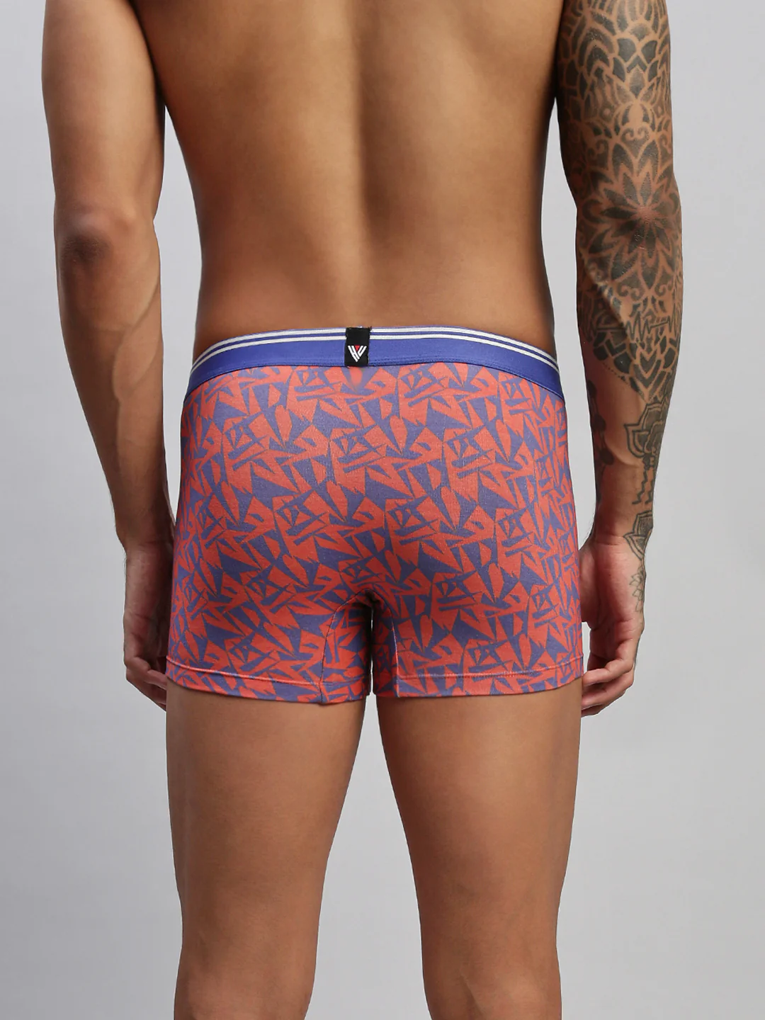 Men Triangle Modal Printed Trunks - Image 4