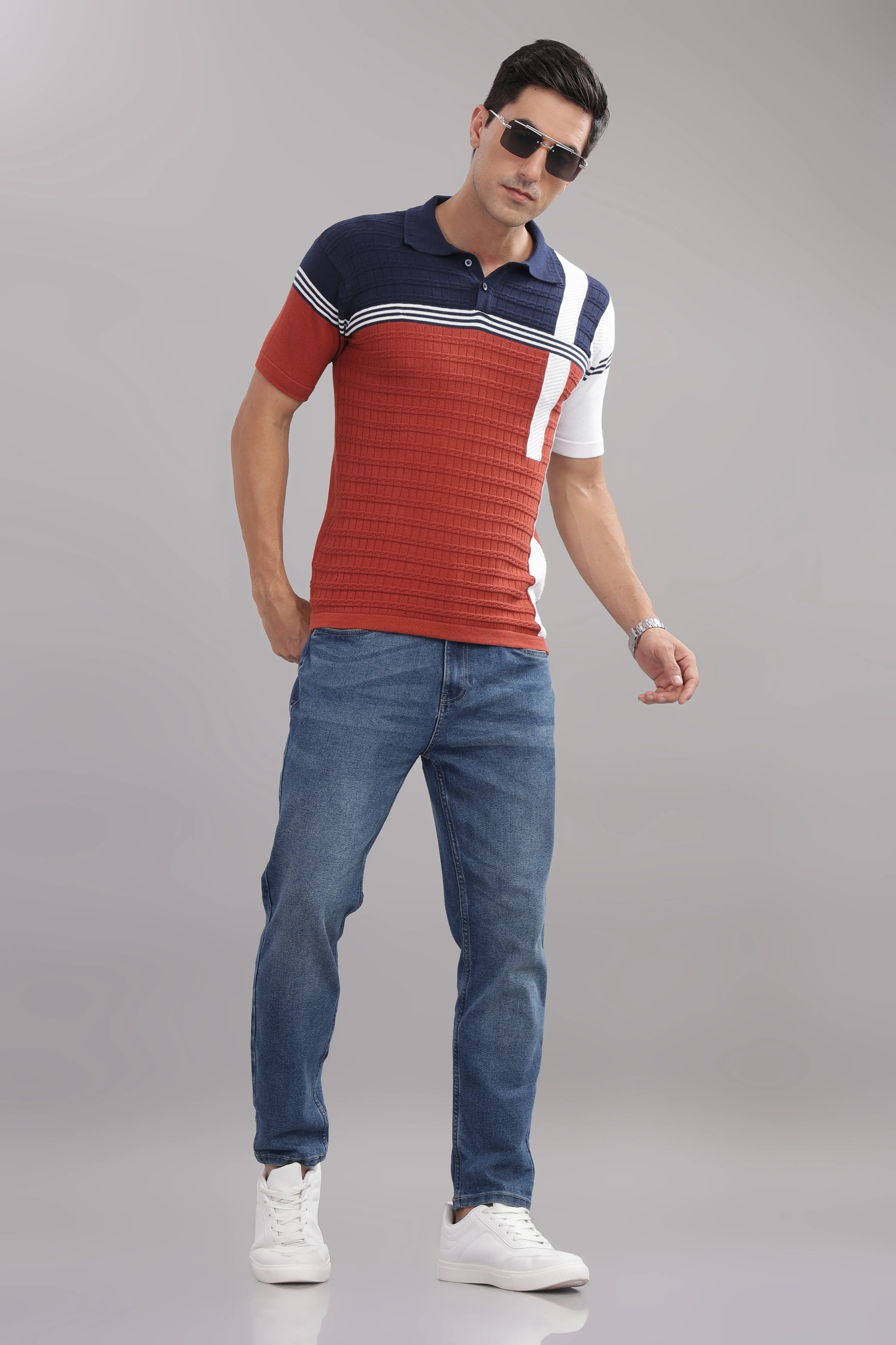 Men Multi Printed Cotton Regular T-Shirt - Image 4