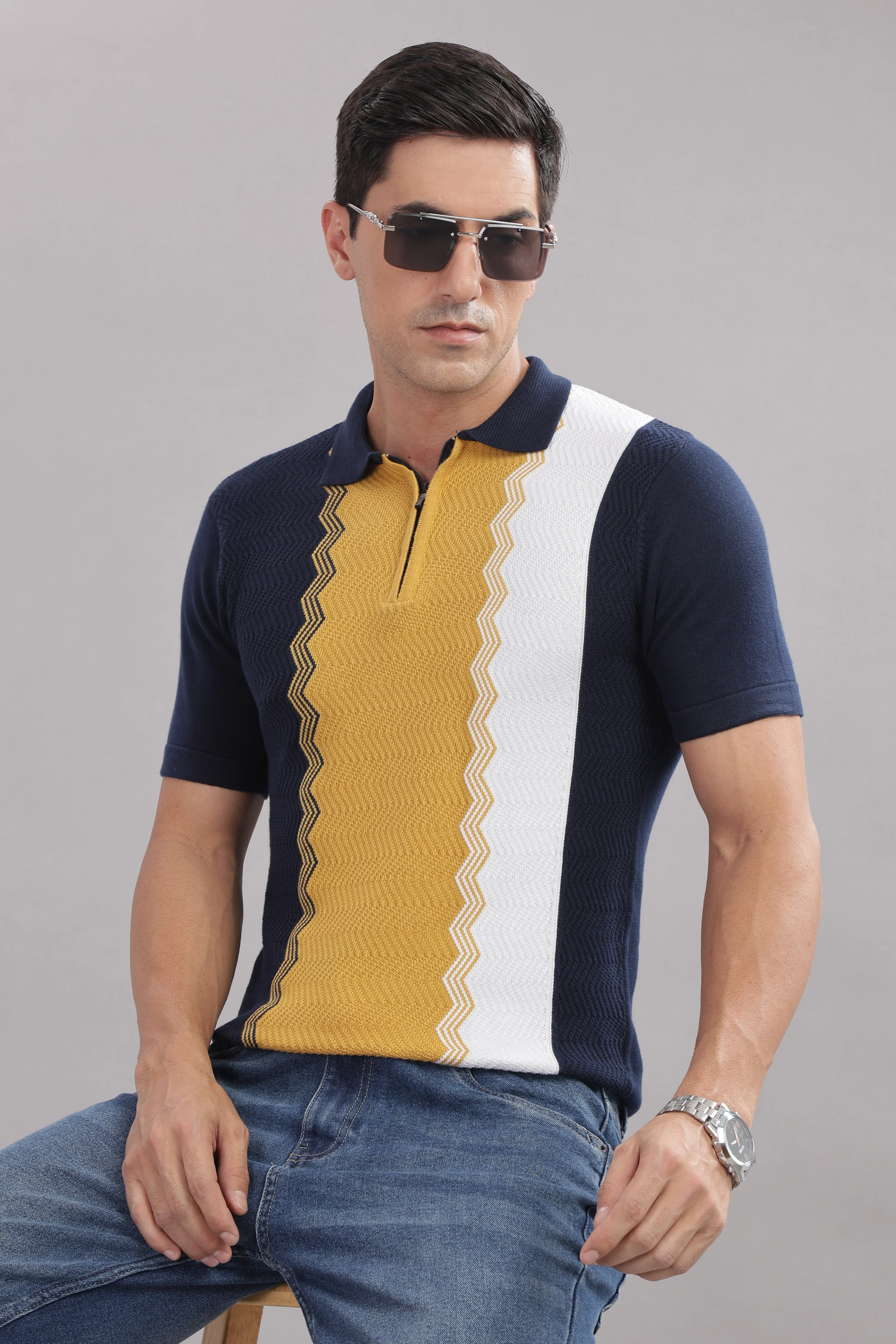 Men Multi Printed Cotton Regular T-Shirt - Image 2