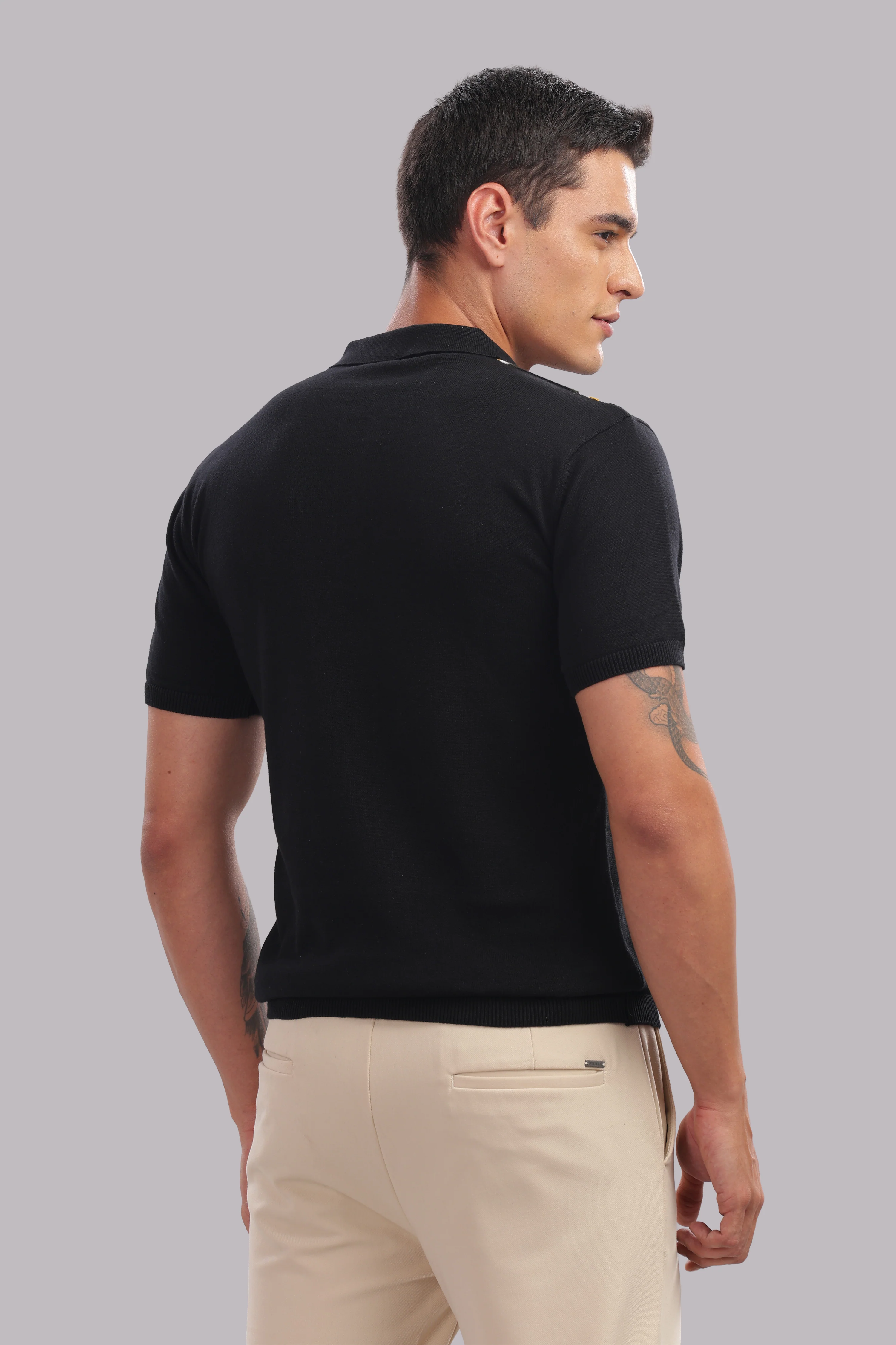 Men Multi Printed Cotton Regular T-Shirt - Image 5