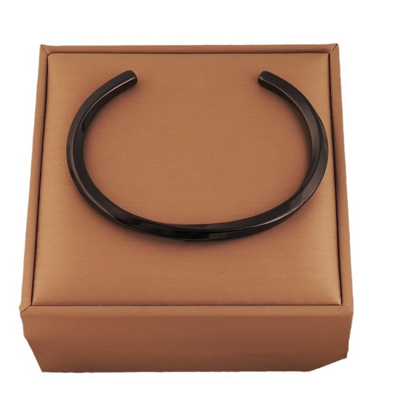 European And American Fashion Simple Titanium Steel C Shaped Spiral Twisted Bracelet Open Bracelet Couple Bracelet