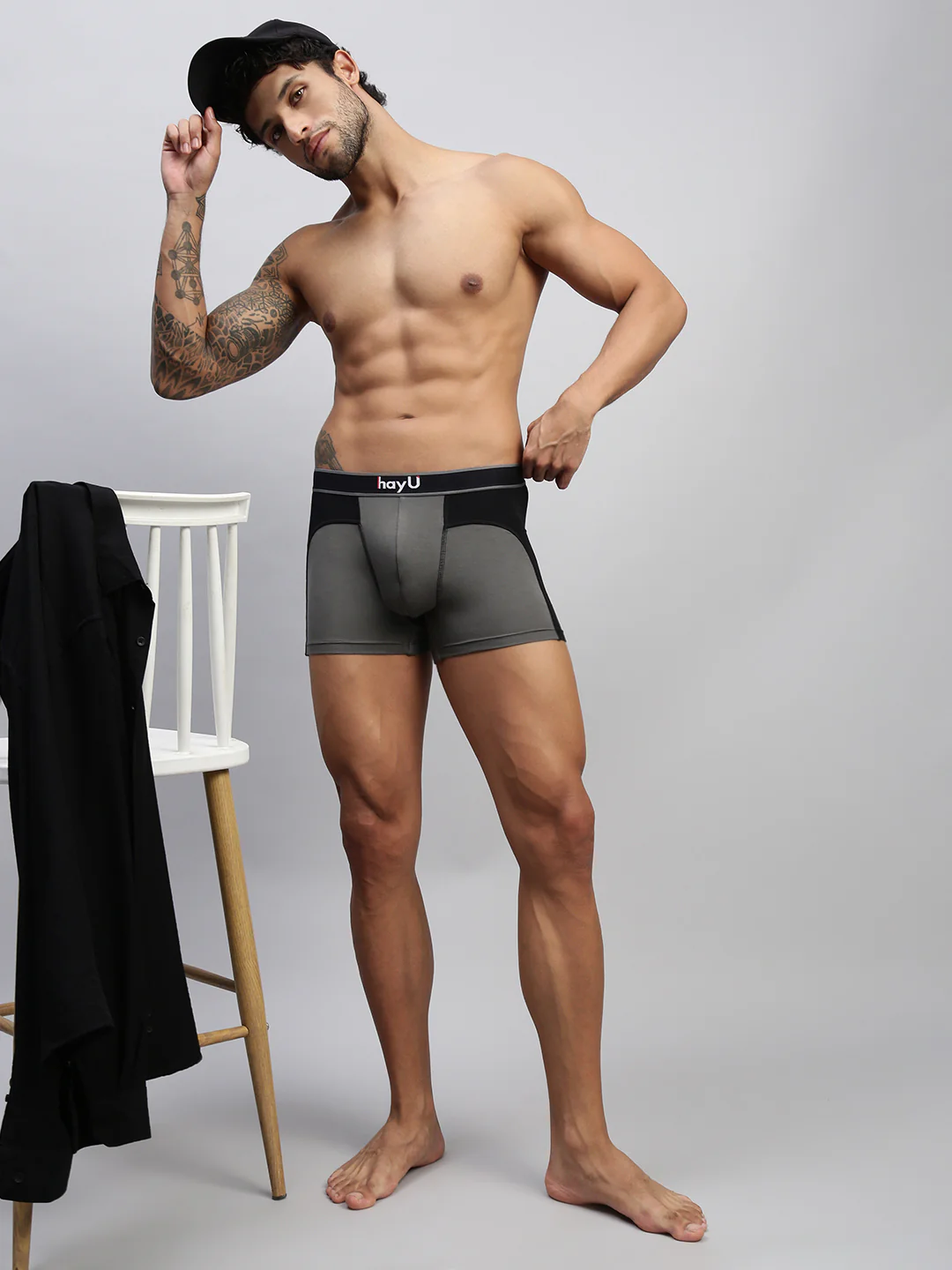 Men Gunmetal Modal Trunks - Image 5