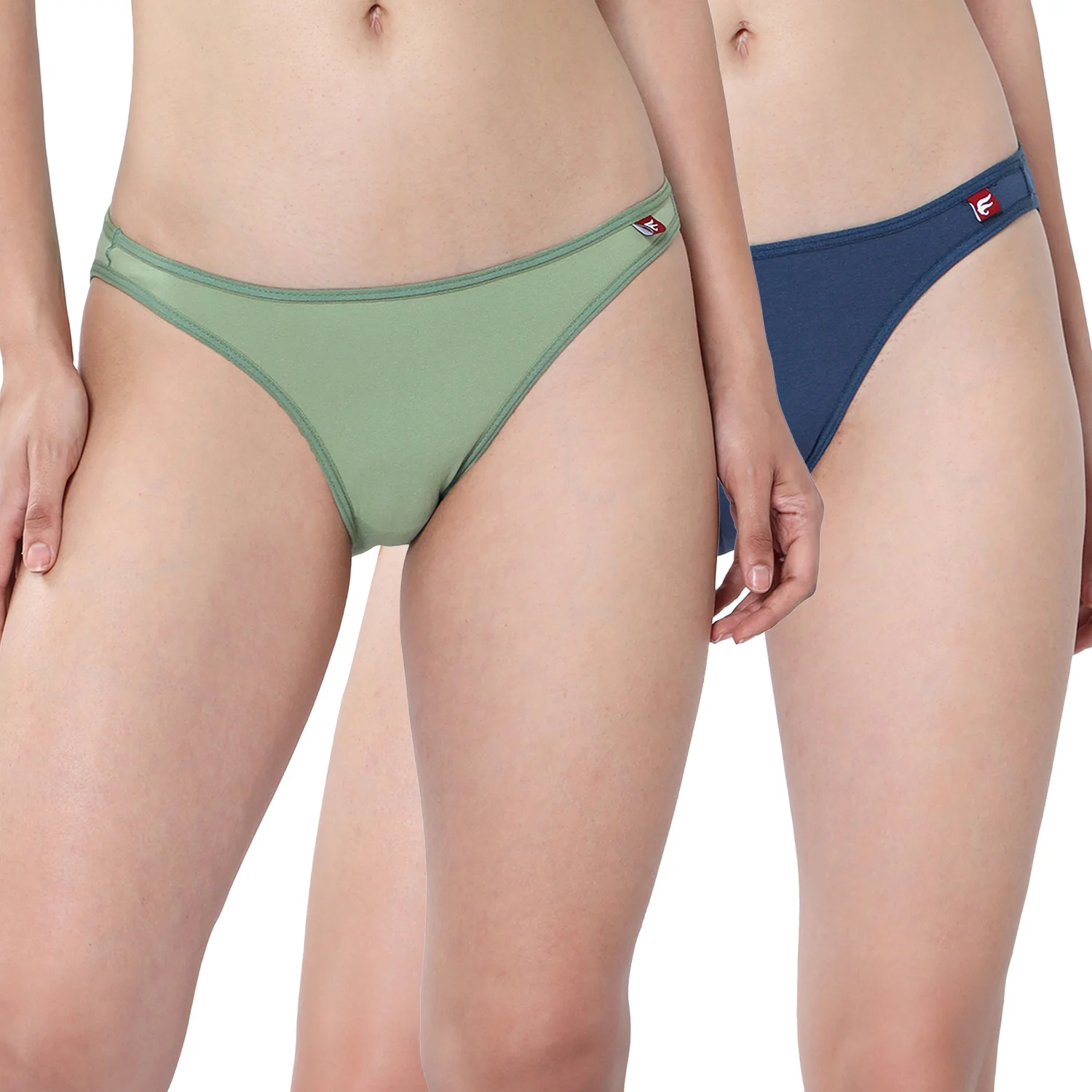 Low Rise Half Coverage Bikini Pack Of 2