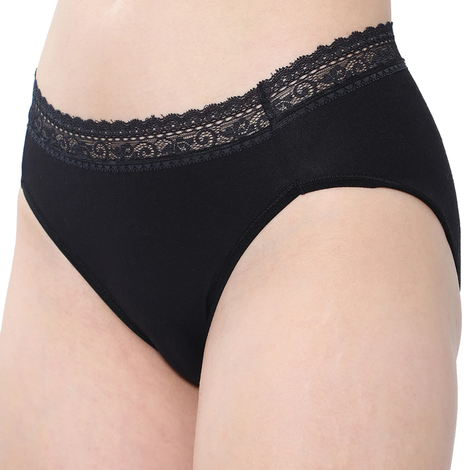 Medium Rise 3/4th Coverage Lace Hipster Pack Of 2 - Image 10