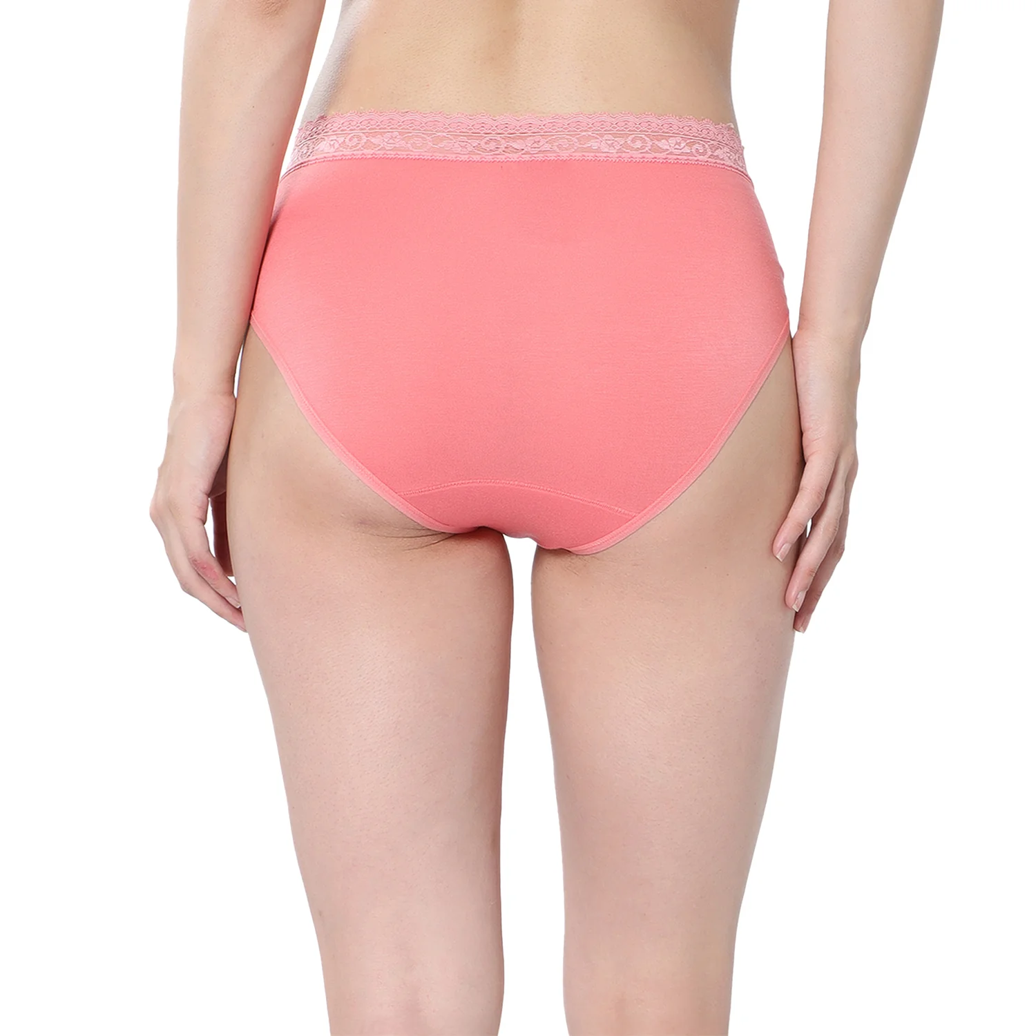 Medium Rise 3/4th Coverage Lace Hipster Pack Of 2 - Image 4