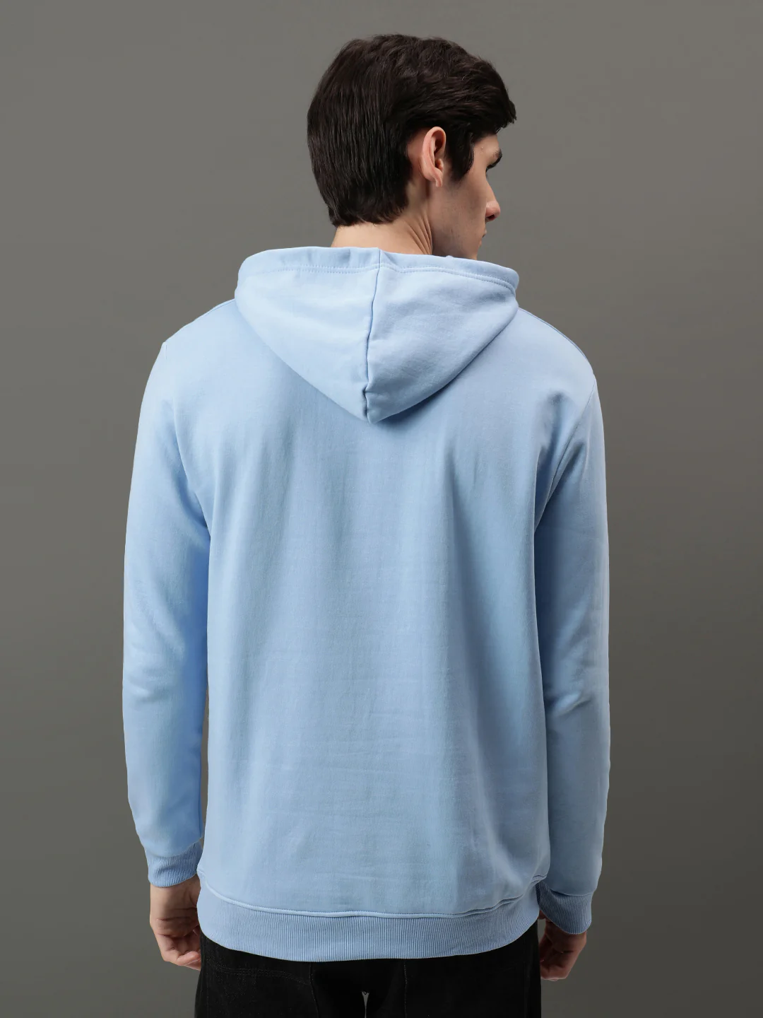 Men Blue Captain America Printed Hoodie - Image 2