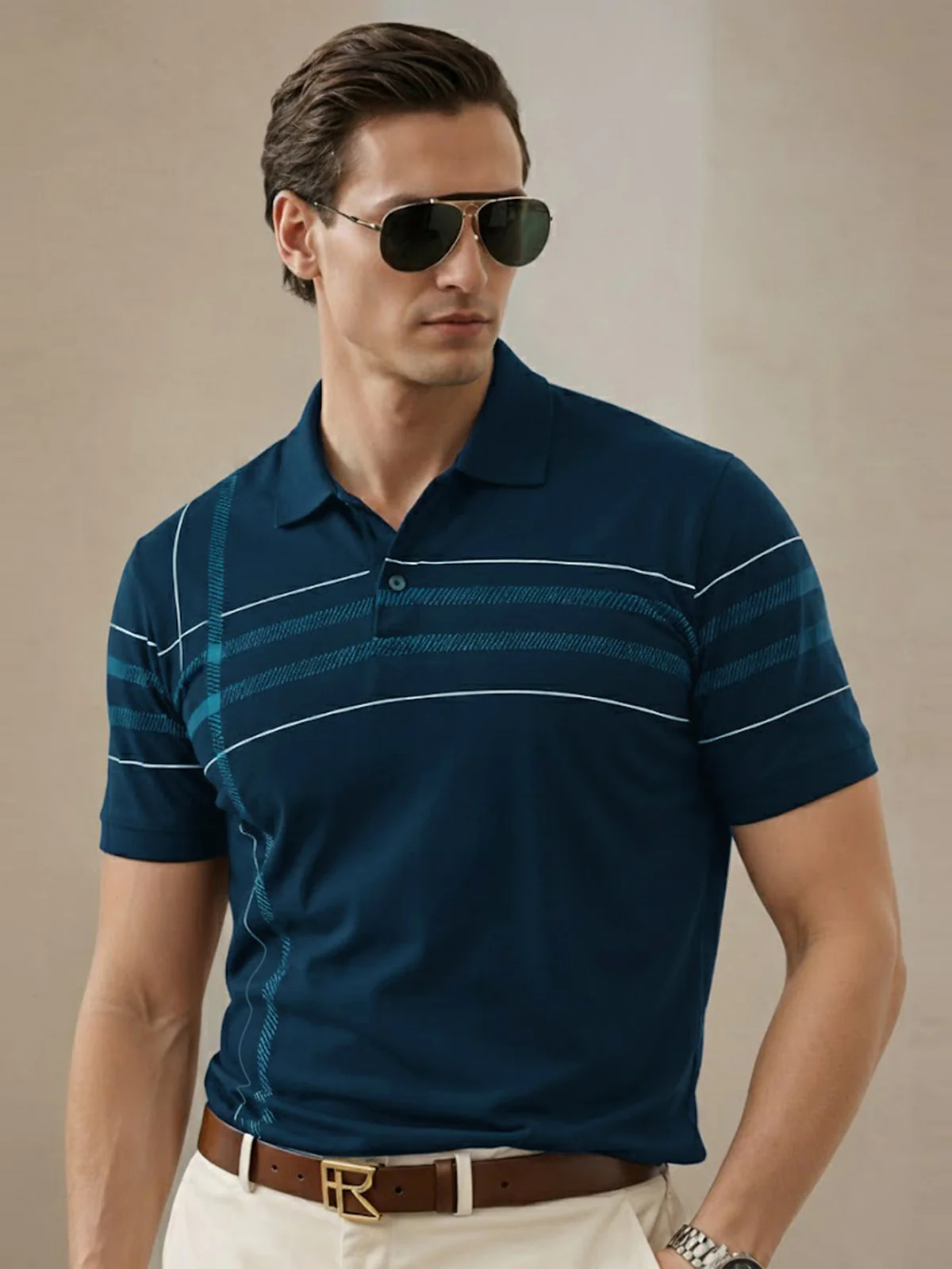 Men Cotton Polo T Shirt