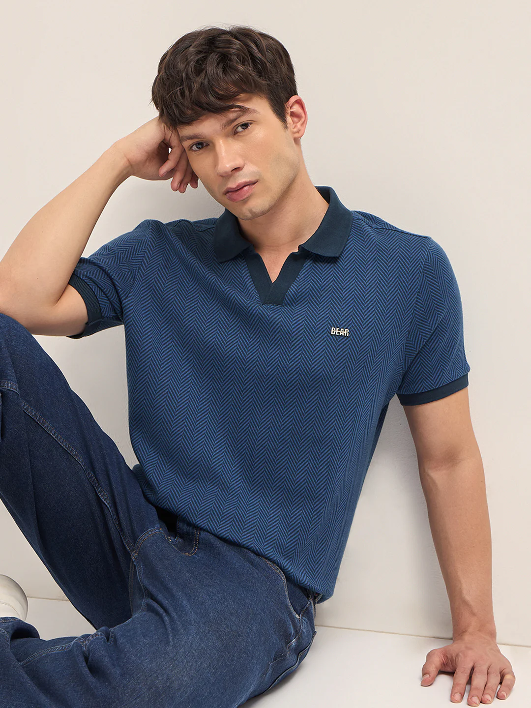 Men Cotton Polo T-Shirt