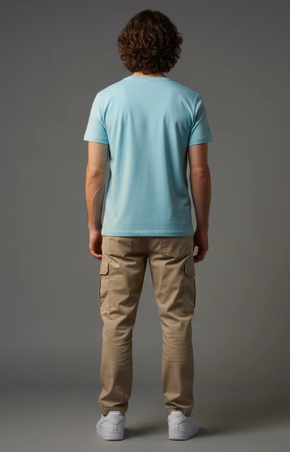 Men Cotton V-Neck T-Shirt Pack of 3 - Image 5