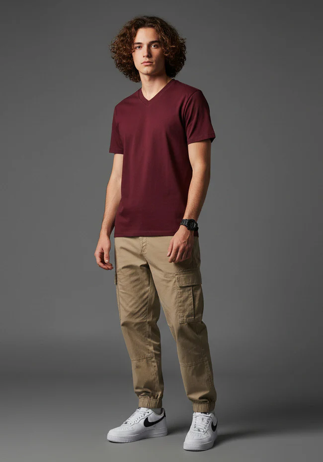 Men Cotton V-Neck T-Shirt Pack of 4 - Image 6