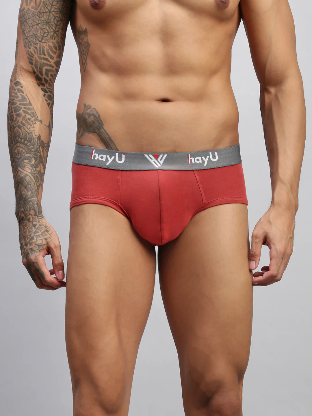 Men Pack of 2 Cotton Elastane Briefs - Image 12