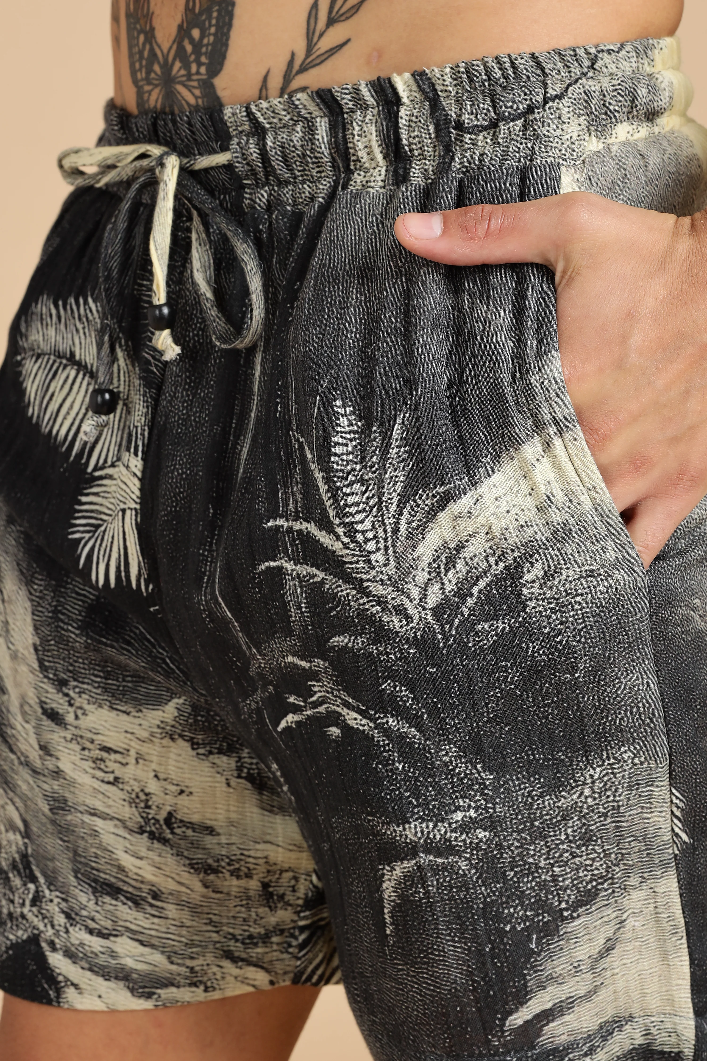 Men Eden Gauge Cotton Shorts - Image 9