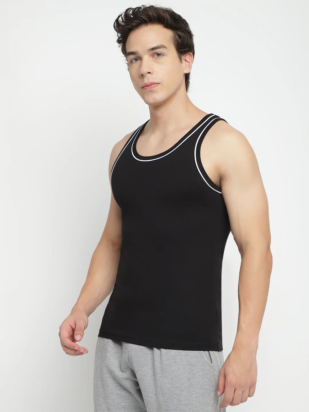 Men Modish Gym Vest (Pack of 2) - Image 4
