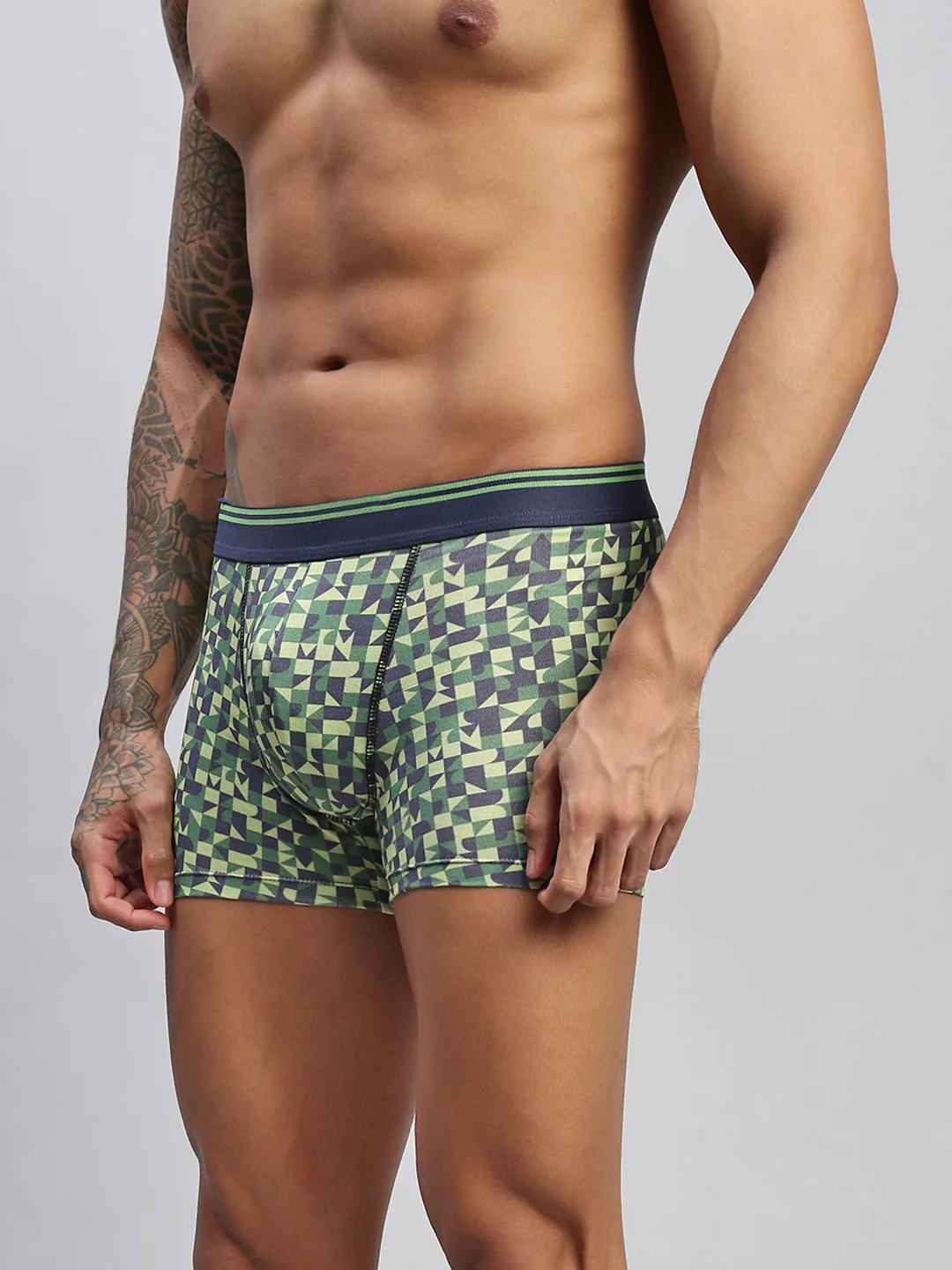 Men Pack of 2 Modal Printed Trunks - Image 9