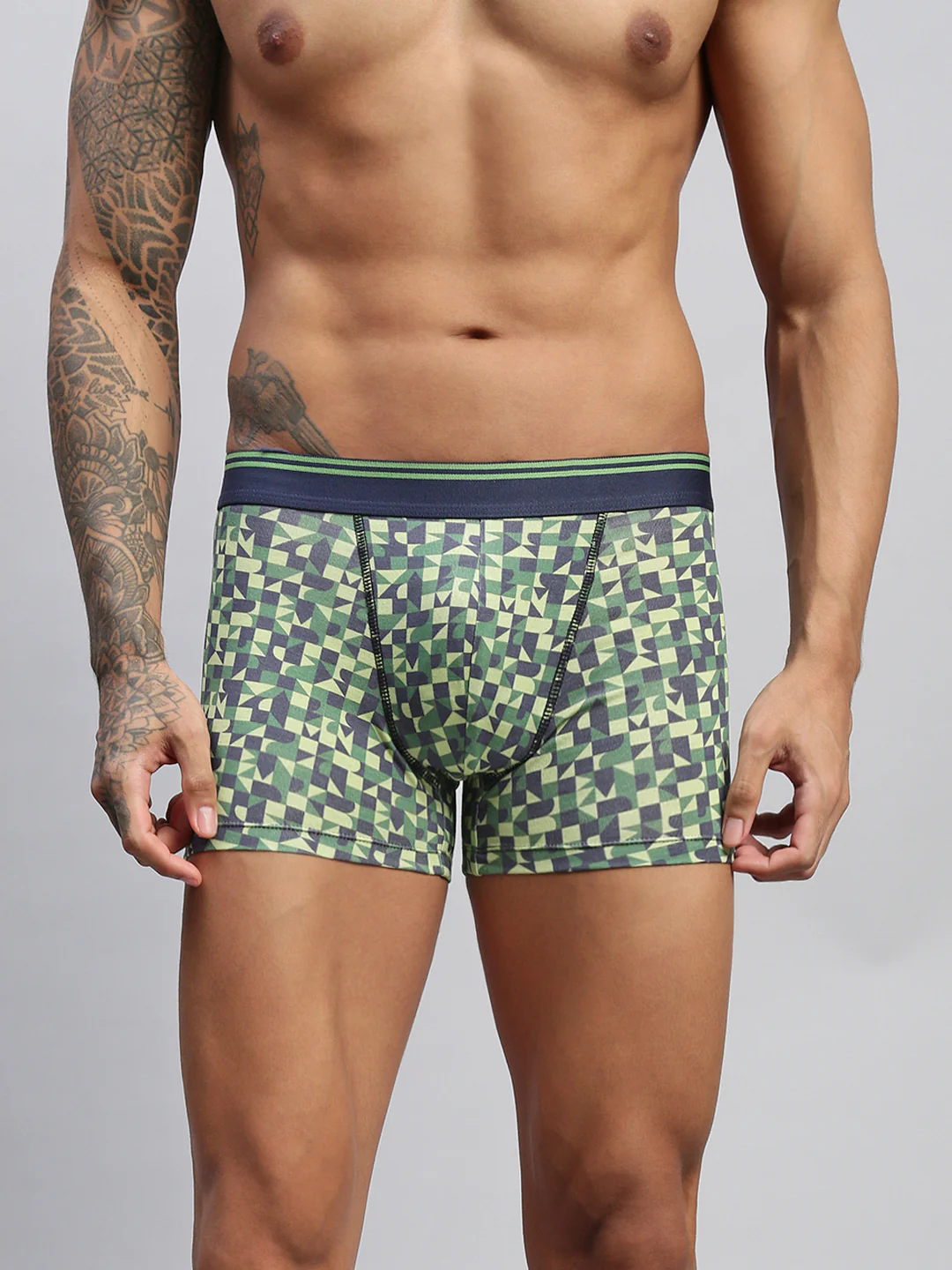 Men Pack of 2 Modal Printed Trunks - Image 12
