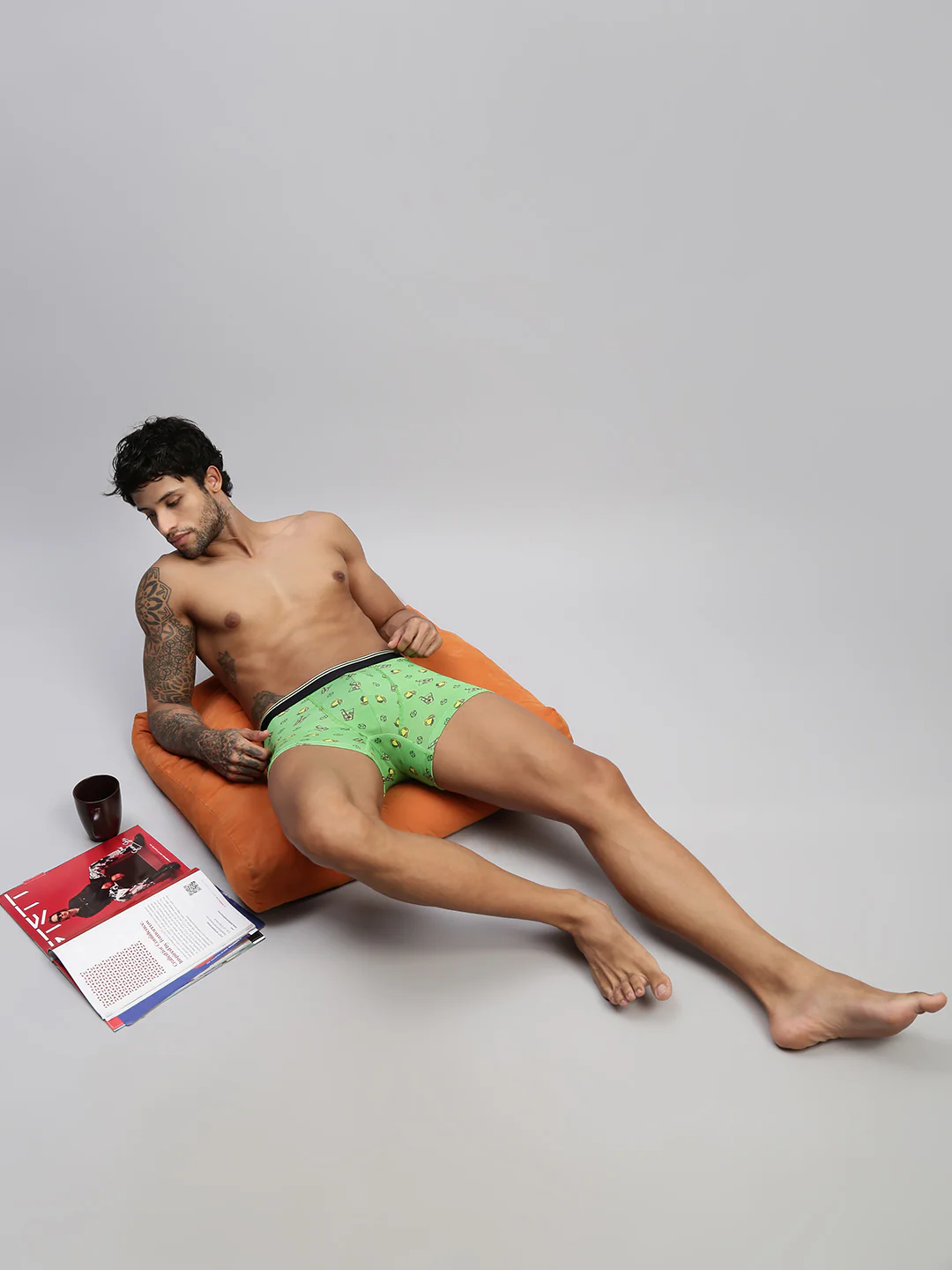 Men Pack of 2 Modal Printed Trunks - Image 4