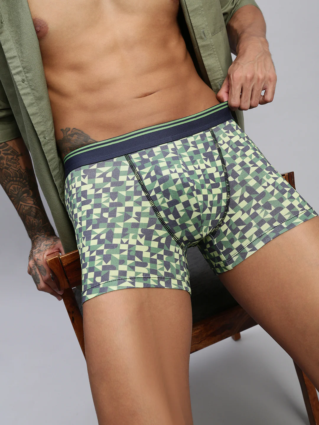 Men Pack of 2 Modal Printed Trunks - Image 13