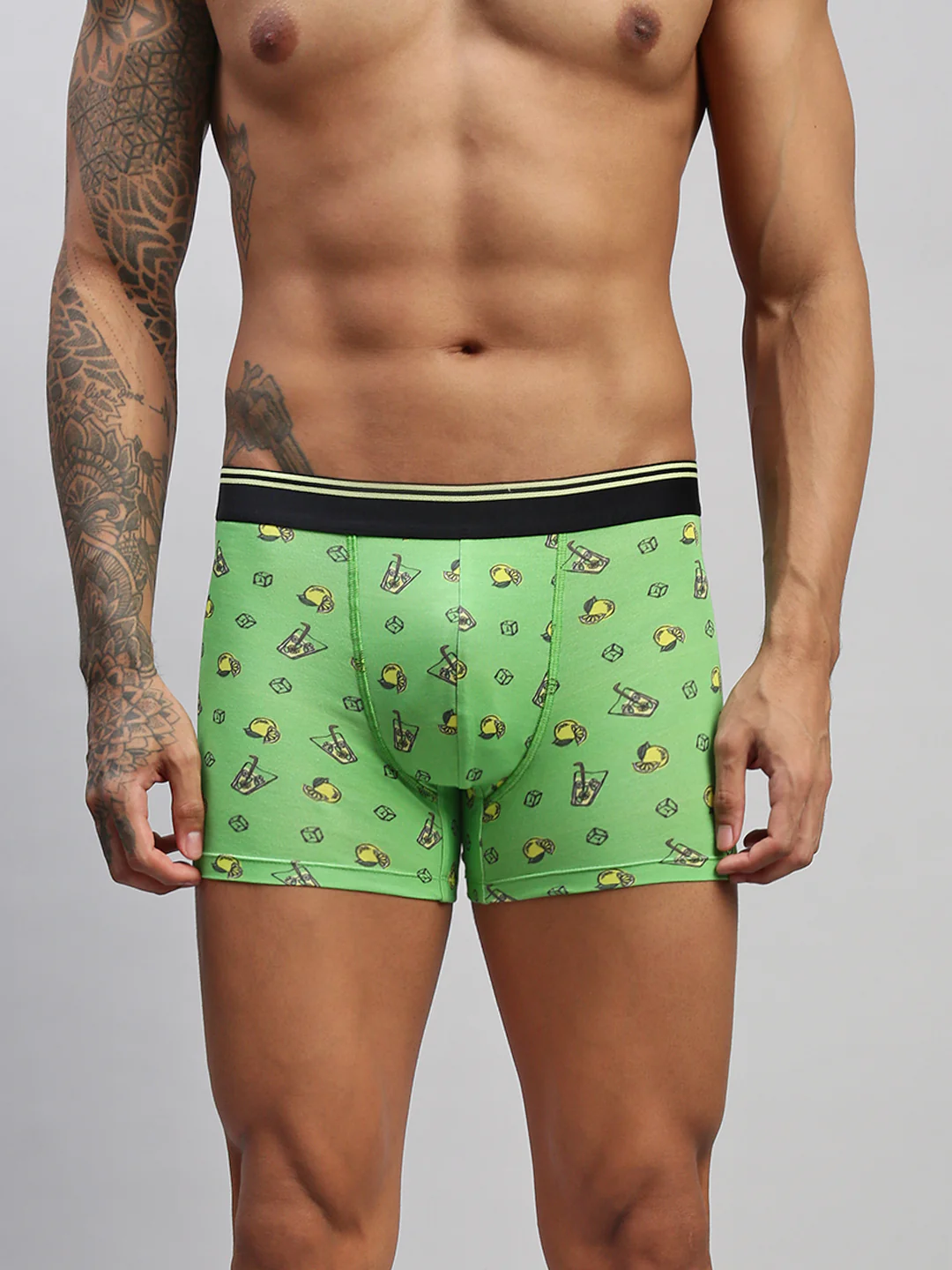 Men Pack of 2 Modal Printed Trunks - Image 7