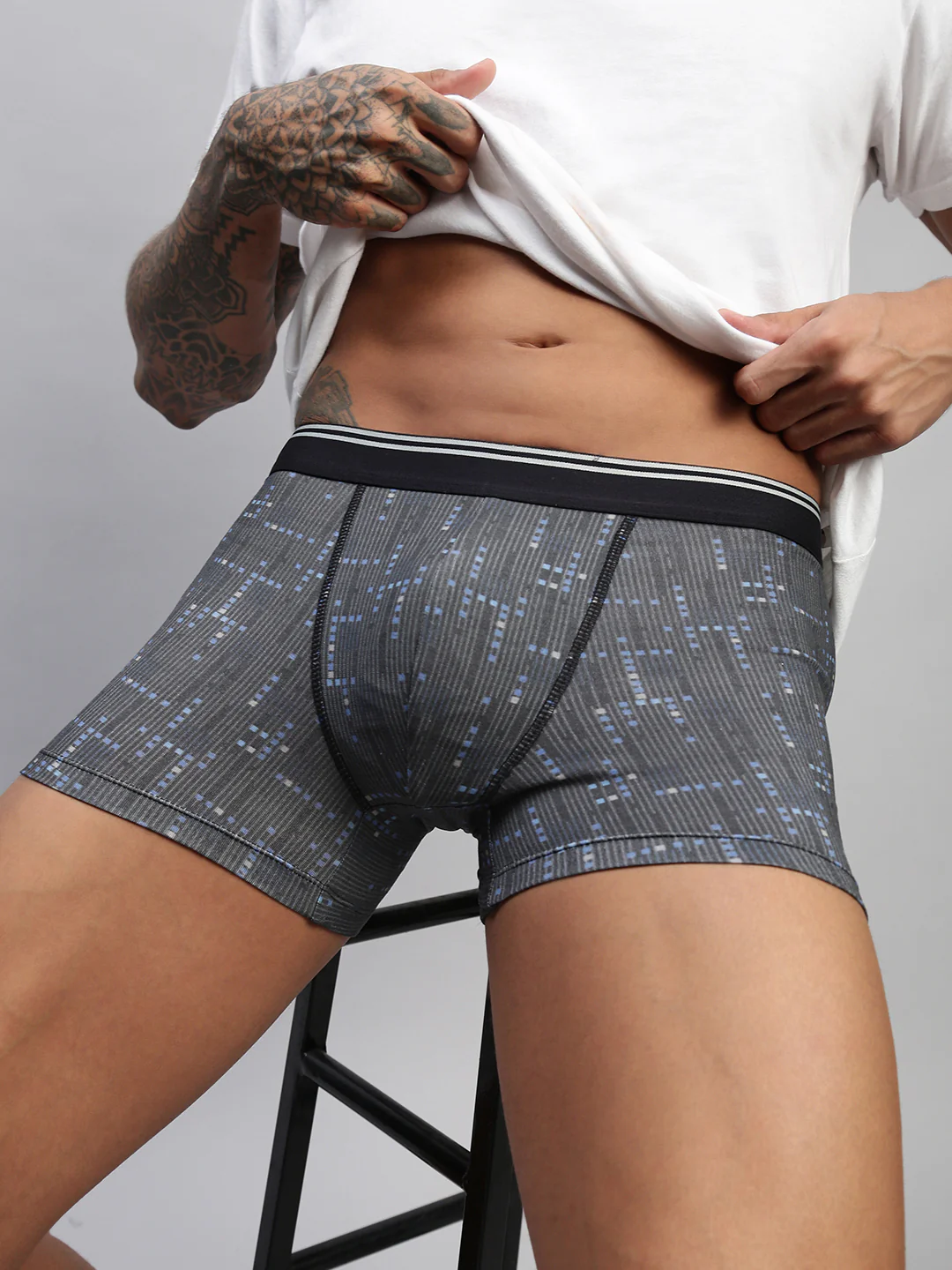 Men Pack of 2 Modal Printed Trunks - Image 11