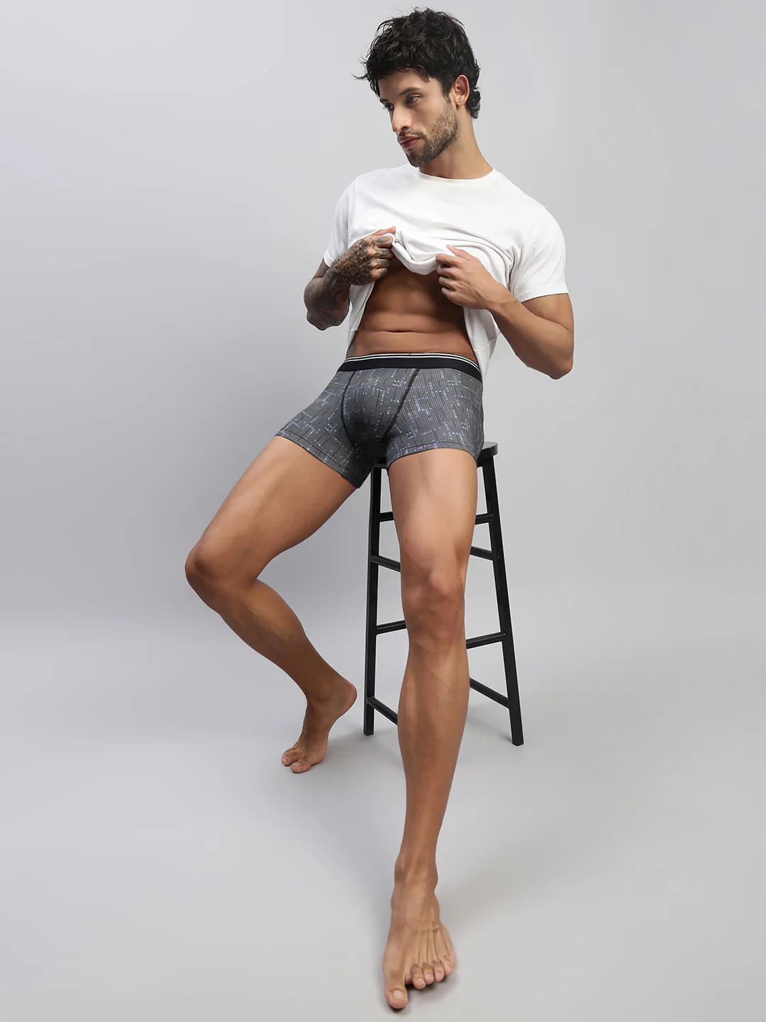 Men Pack of 2 Modal Printed Trunks - Image 3