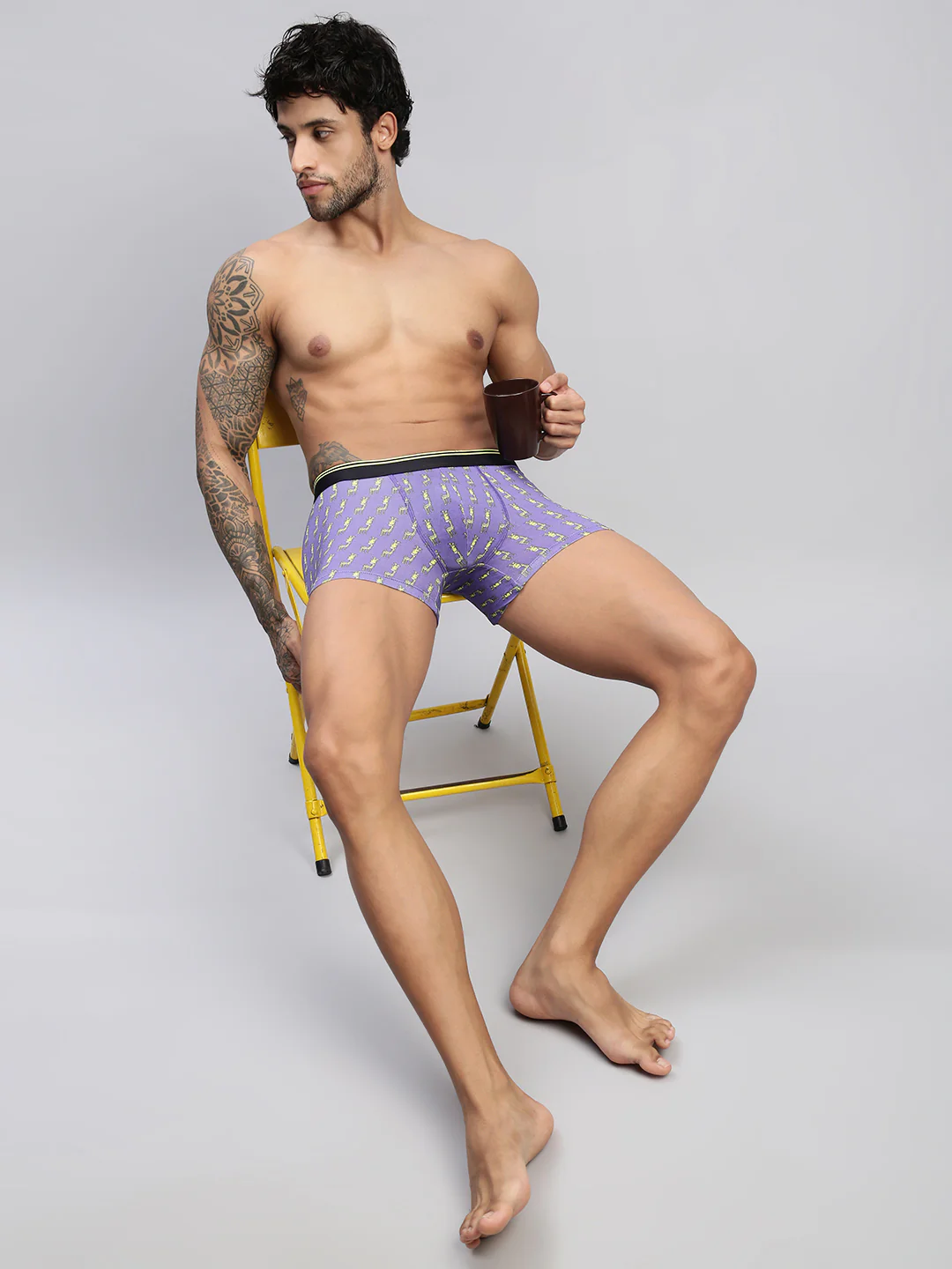 Men Pack of 2 Modal Printed Trunks - Image 3