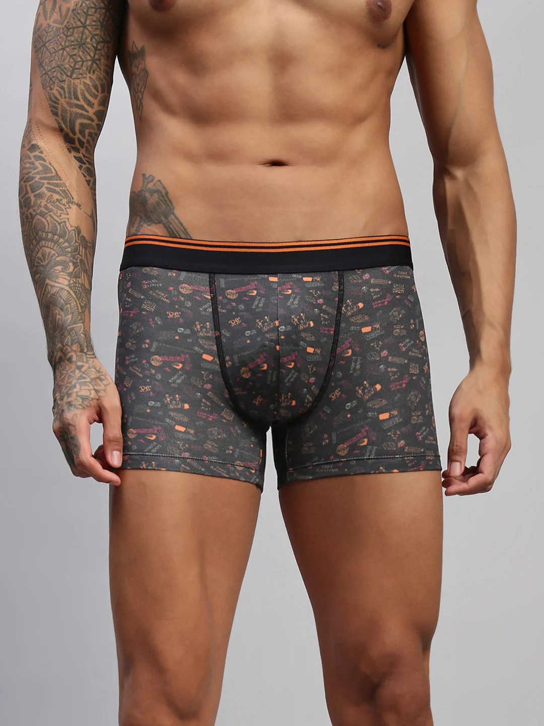 Men Pack of 2 Modal Printed Trunks - Image 7