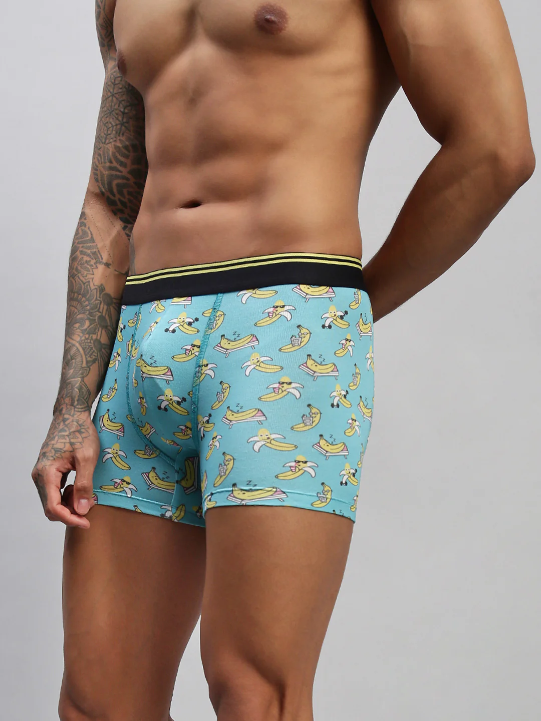 Men Pack of 2 Modal Printed Trunks - Image 13