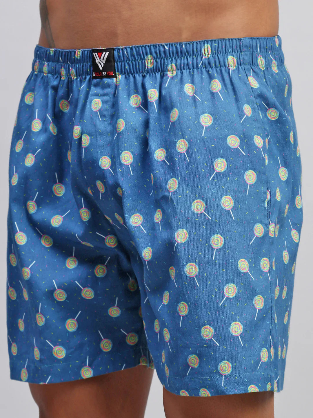 Men Pack of 2 Printed Cotton Boxer Shorts - Image 11