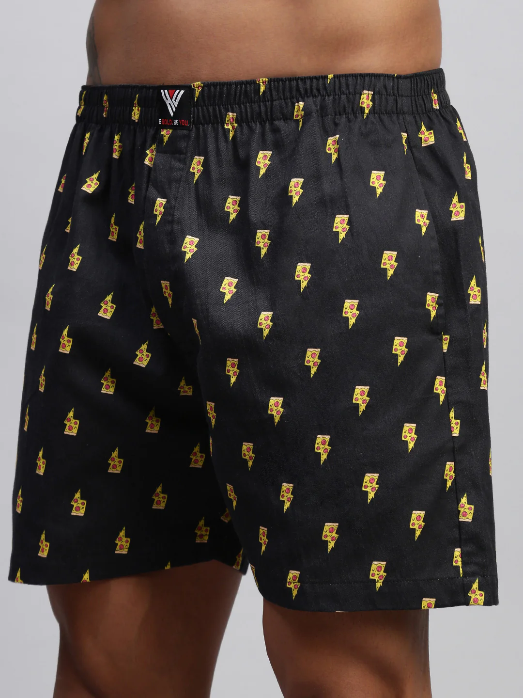 Men Pack of 2 Printed Cotton Boxer Shorts - Image 12