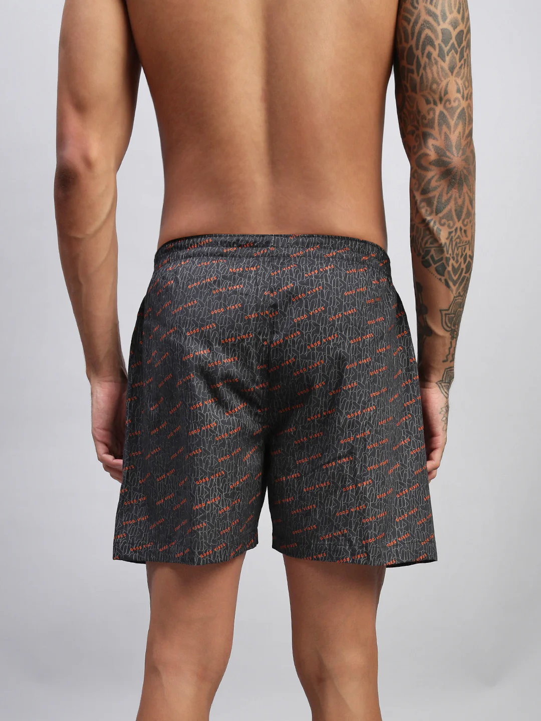 Men Pack of 2 Printed Cotton Boxer Shorts - Image 6