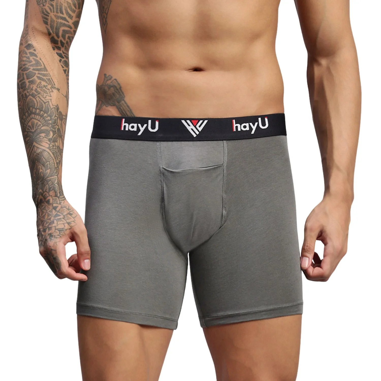 Men Pack of 3 Cotton Stretch Boxer Brief - Image 3