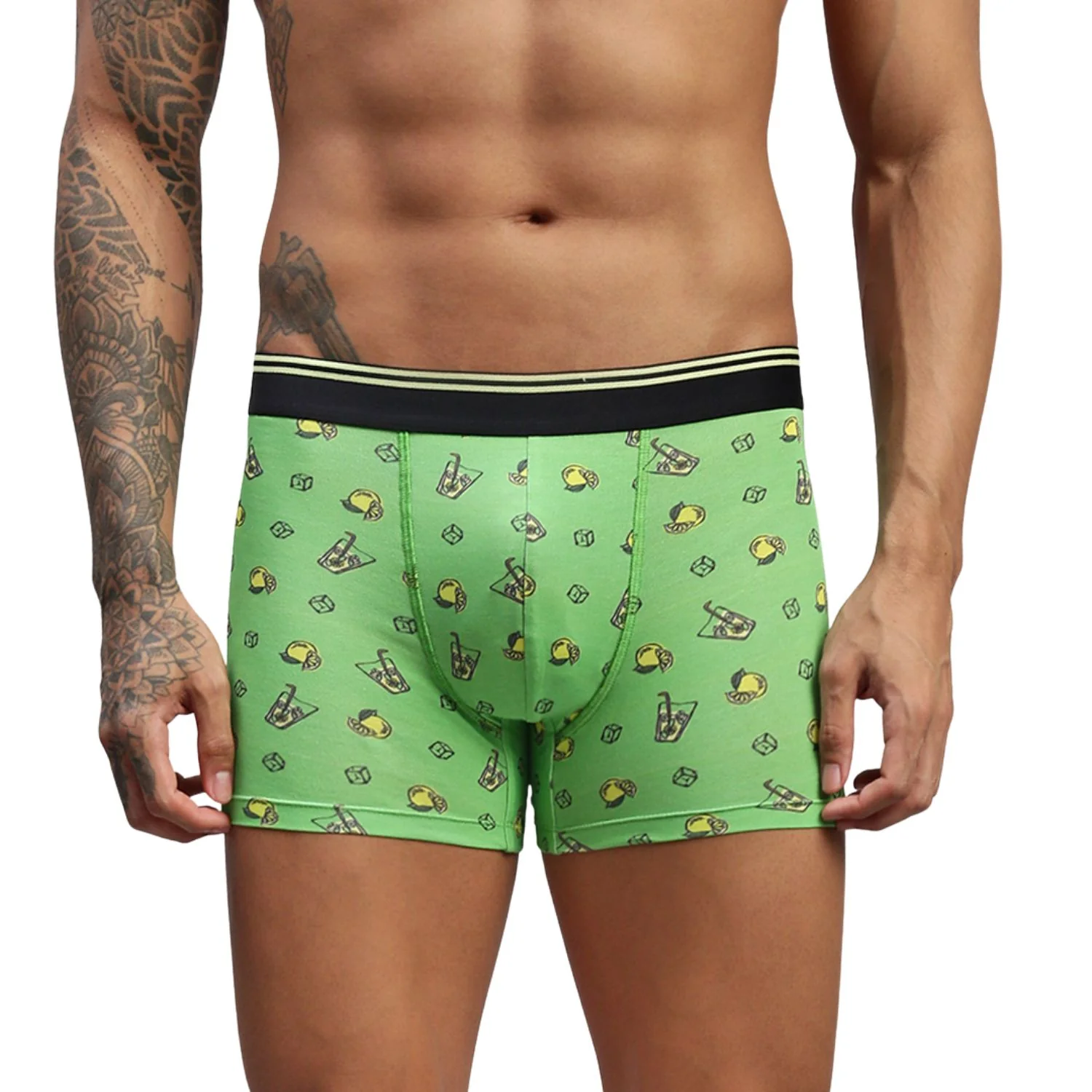 Men Pack of 3 men Modal Printed Trunks - Image 2