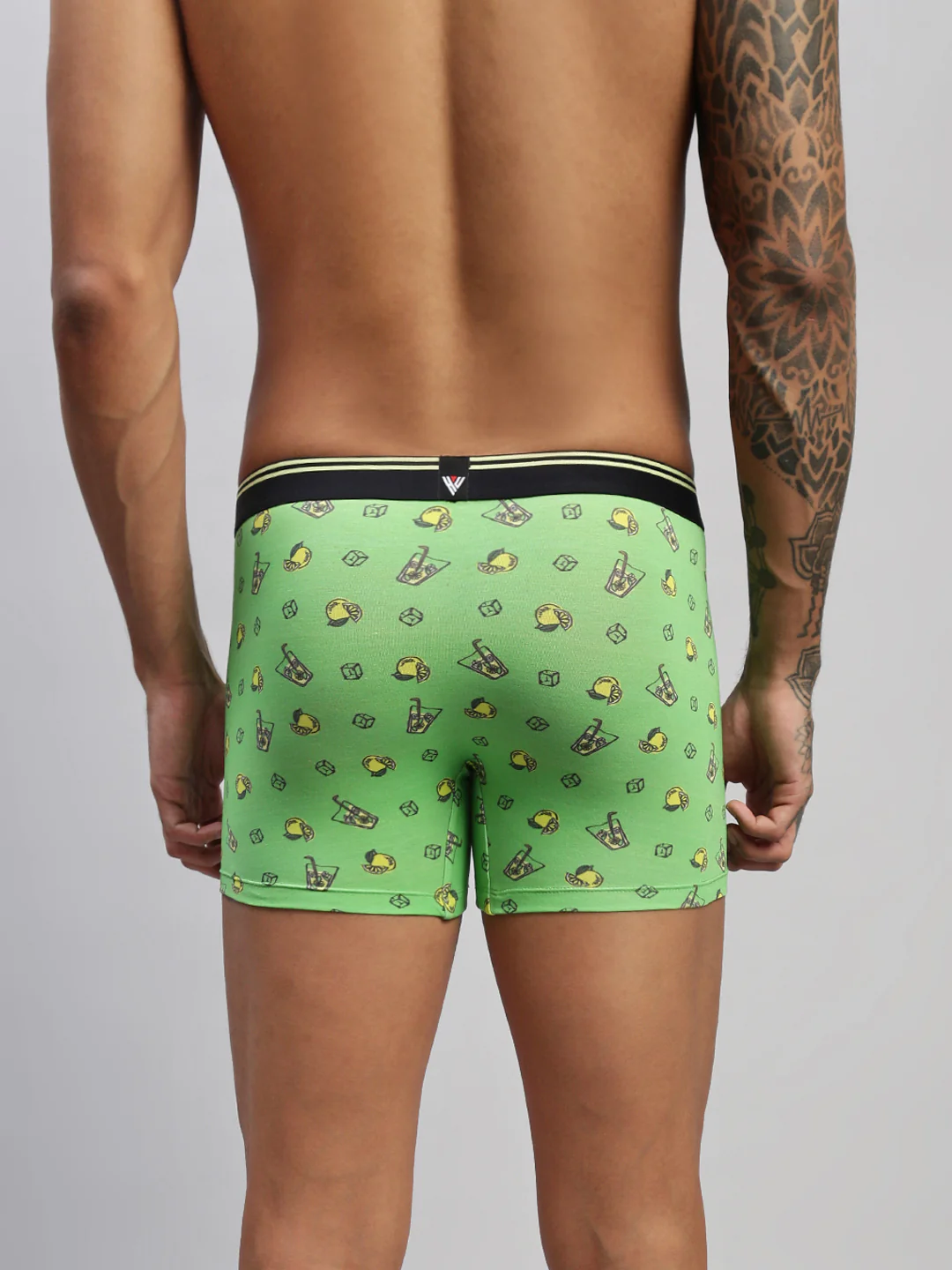 Men Pack of 3 men Modal Printed Trunks - Image 4