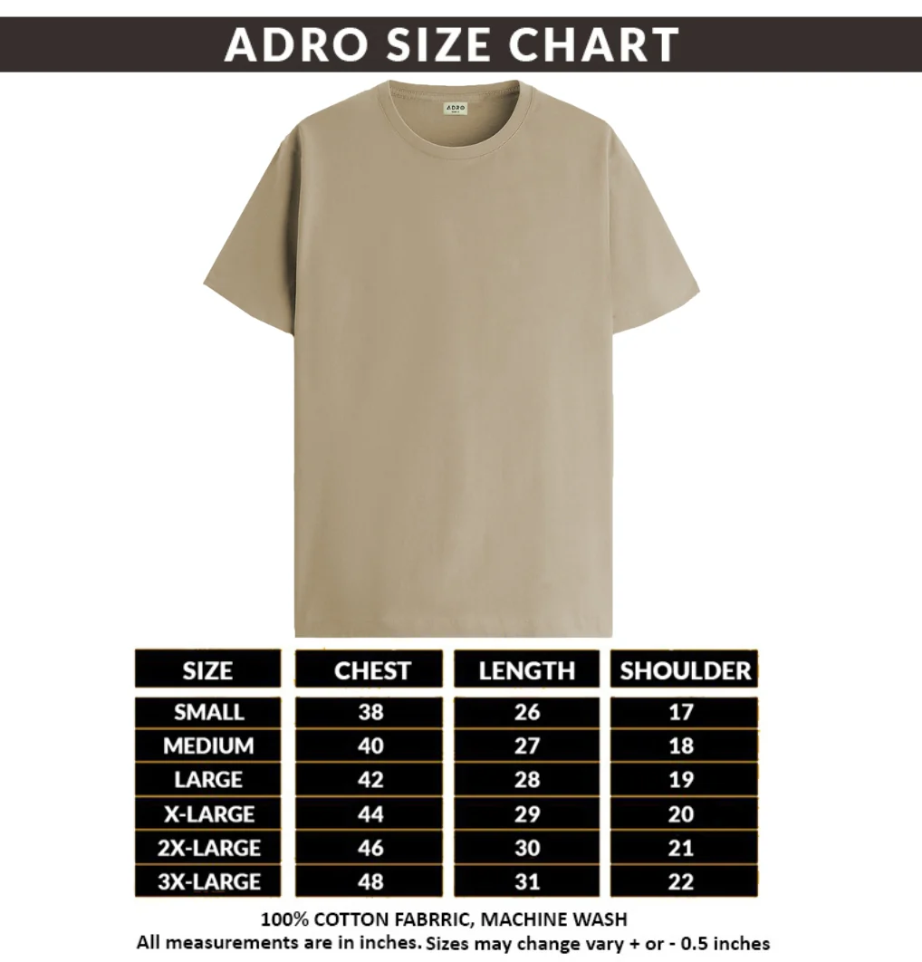 Men Printed Beige T Shirt - Image 6