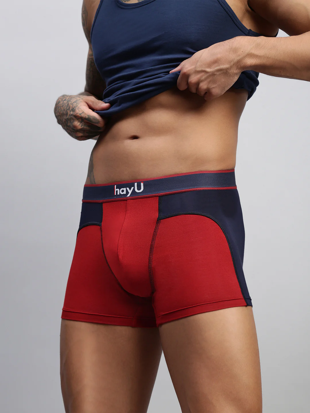 Men Pack of 2 Modal Elastane Trunks - Image 2