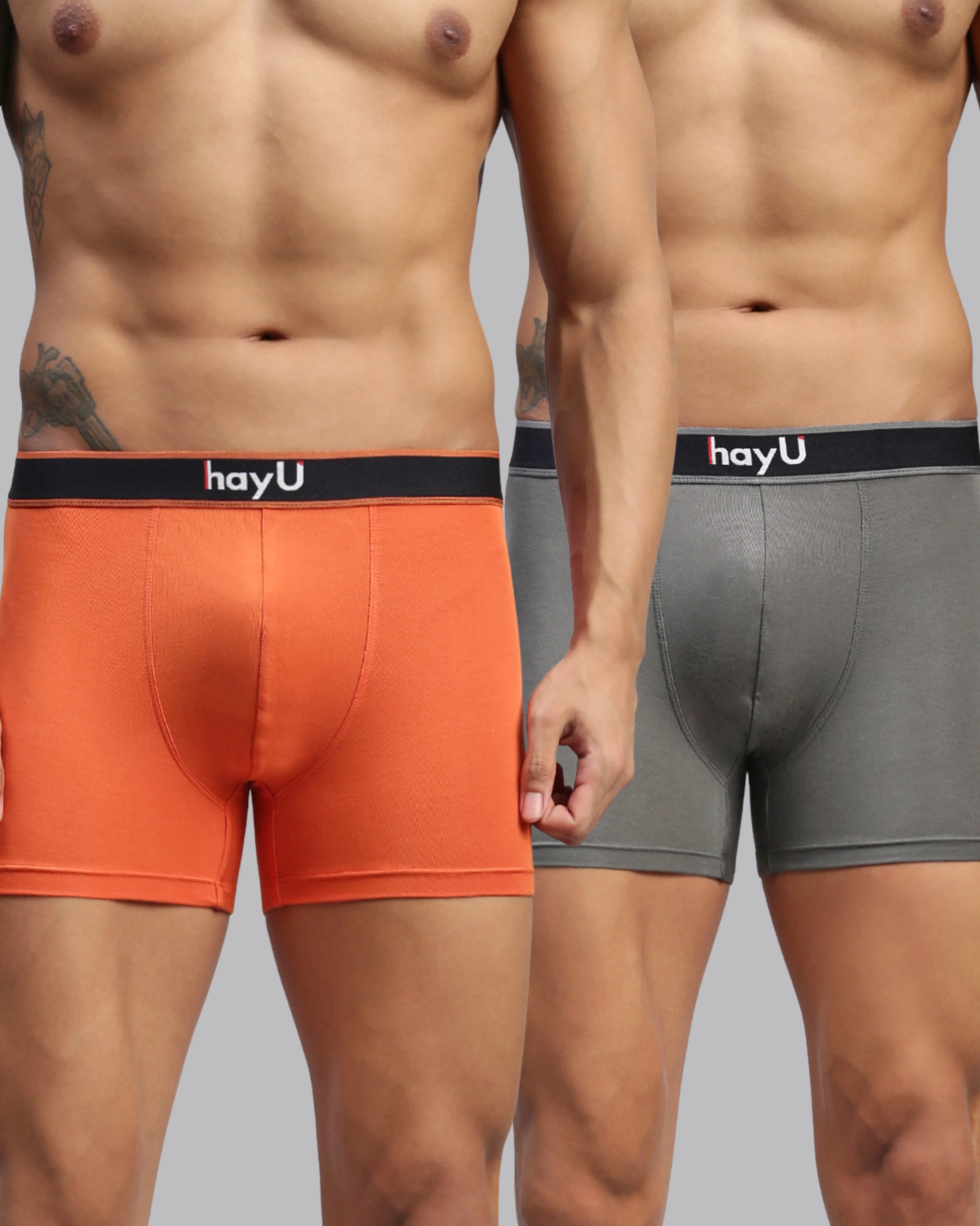 Men Pack of 2 Modal Elastane Trunks