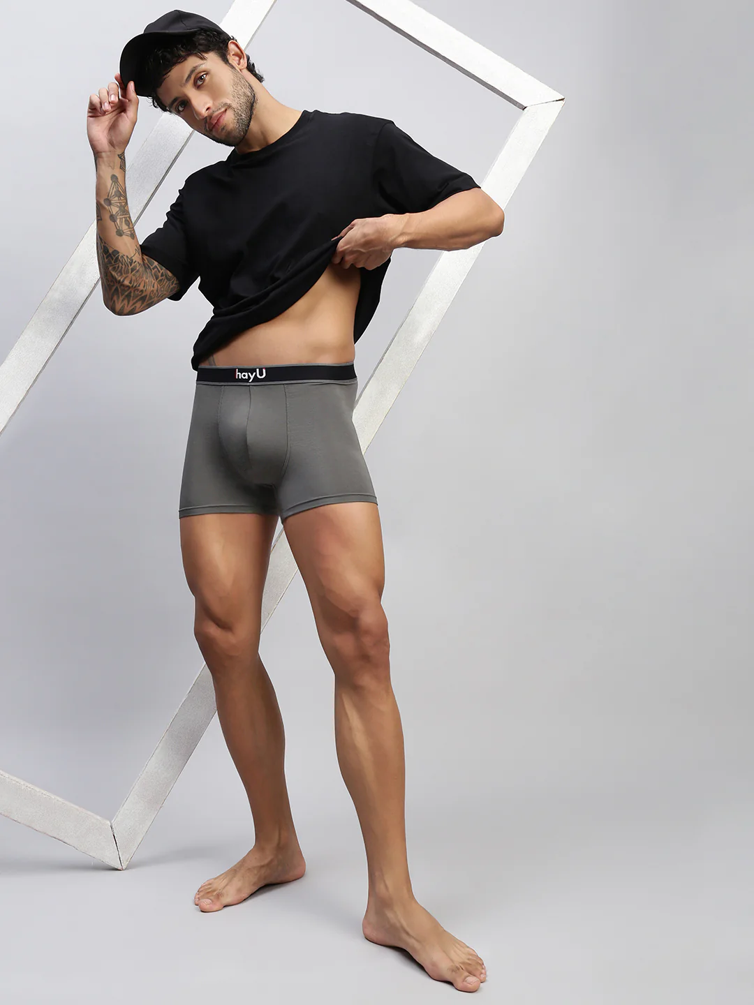 Men Pack of 2 Modal Elastane Trunks - Image 3