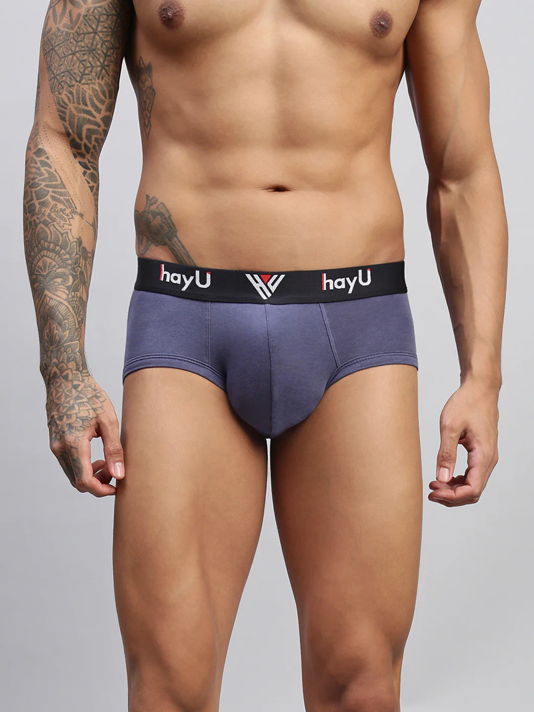Men Pack of 2 Cotton Elastane Briefs - Image 8