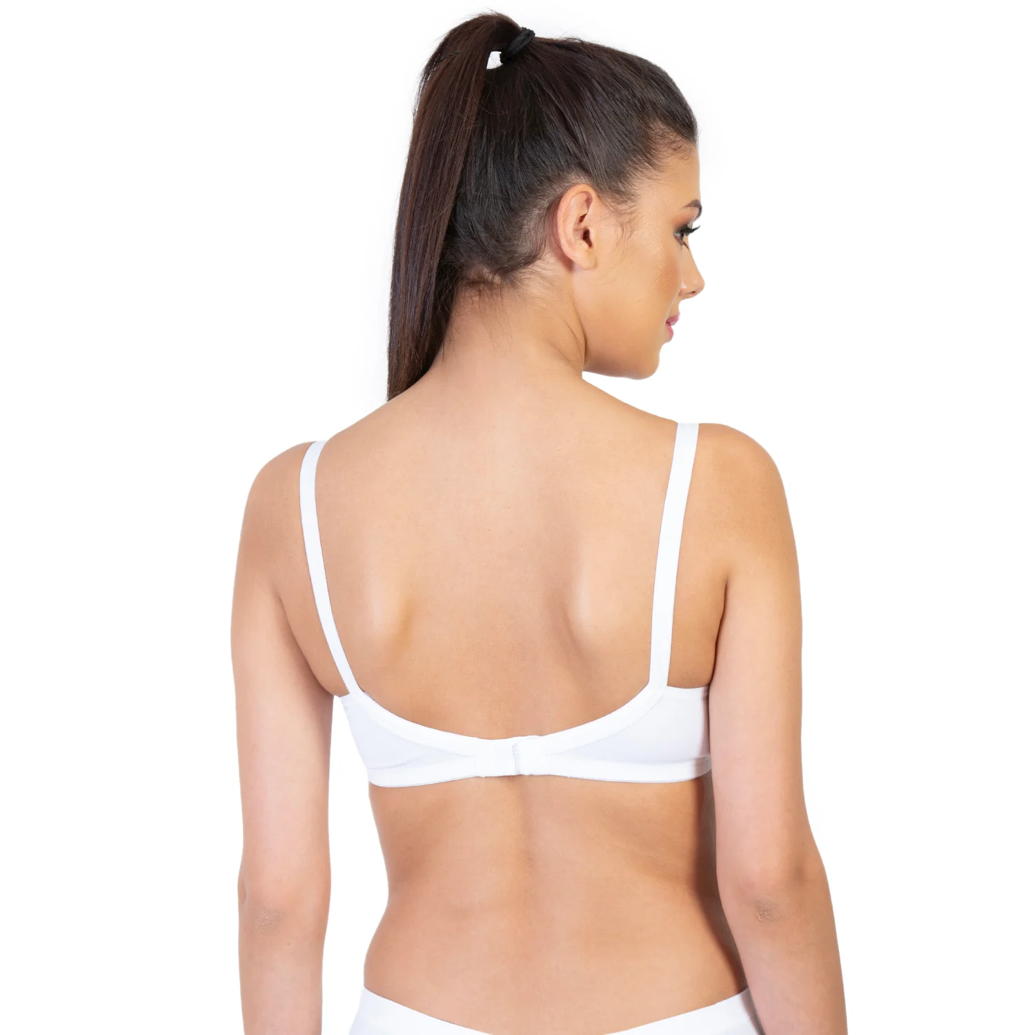 Non-Padded Non-Wired 3/4th Coverage Minimizer Bra - Image 2