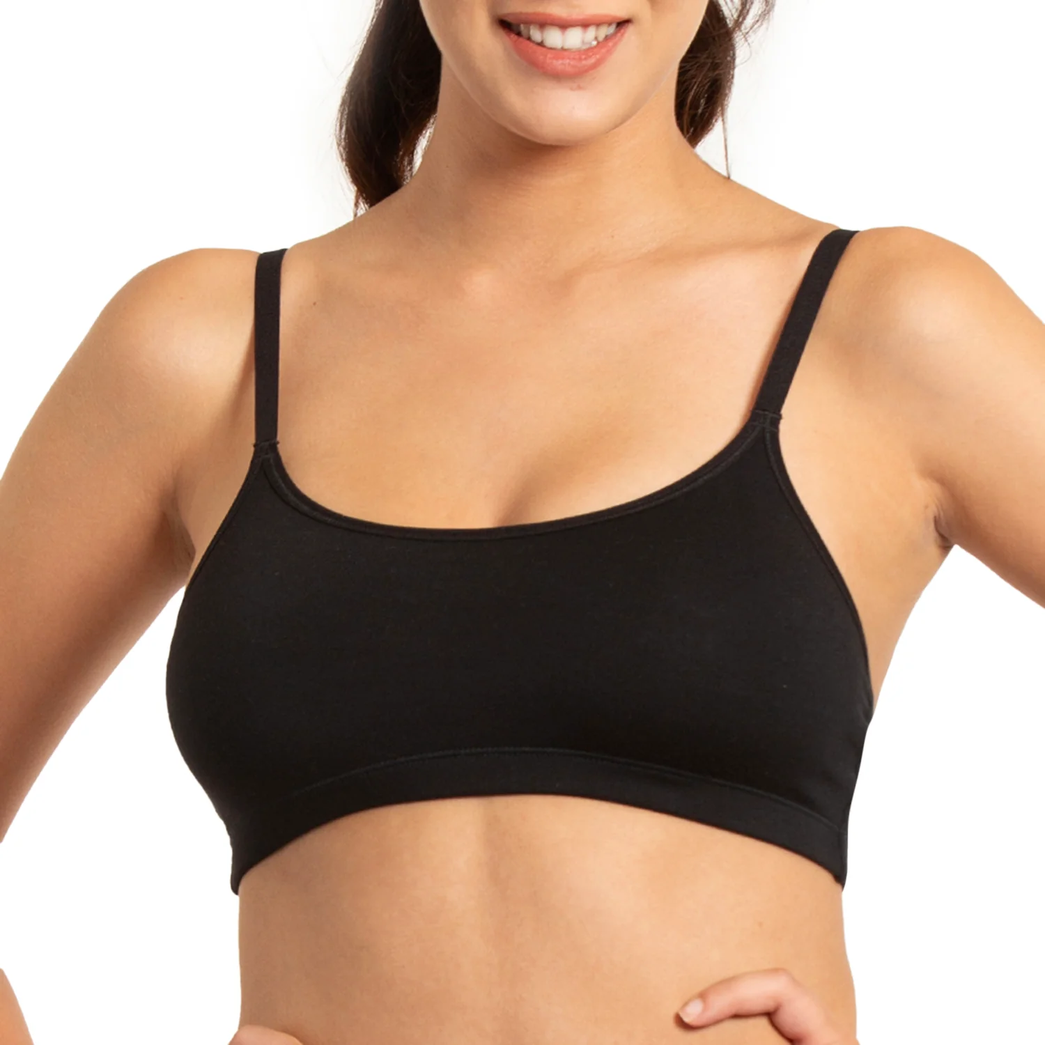 Non-Padded Non-Wired Full Coverage Beginners Bra - Image 3