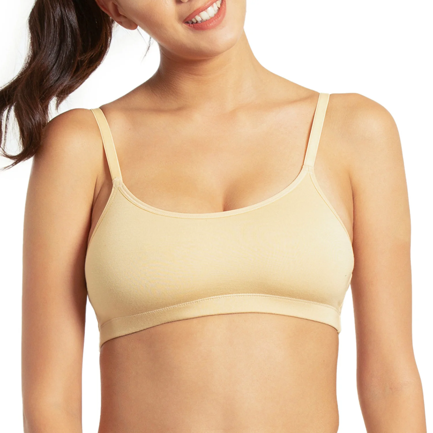 Non-Padded Non-Wired Full Coverage Beginners Bra - Image 3