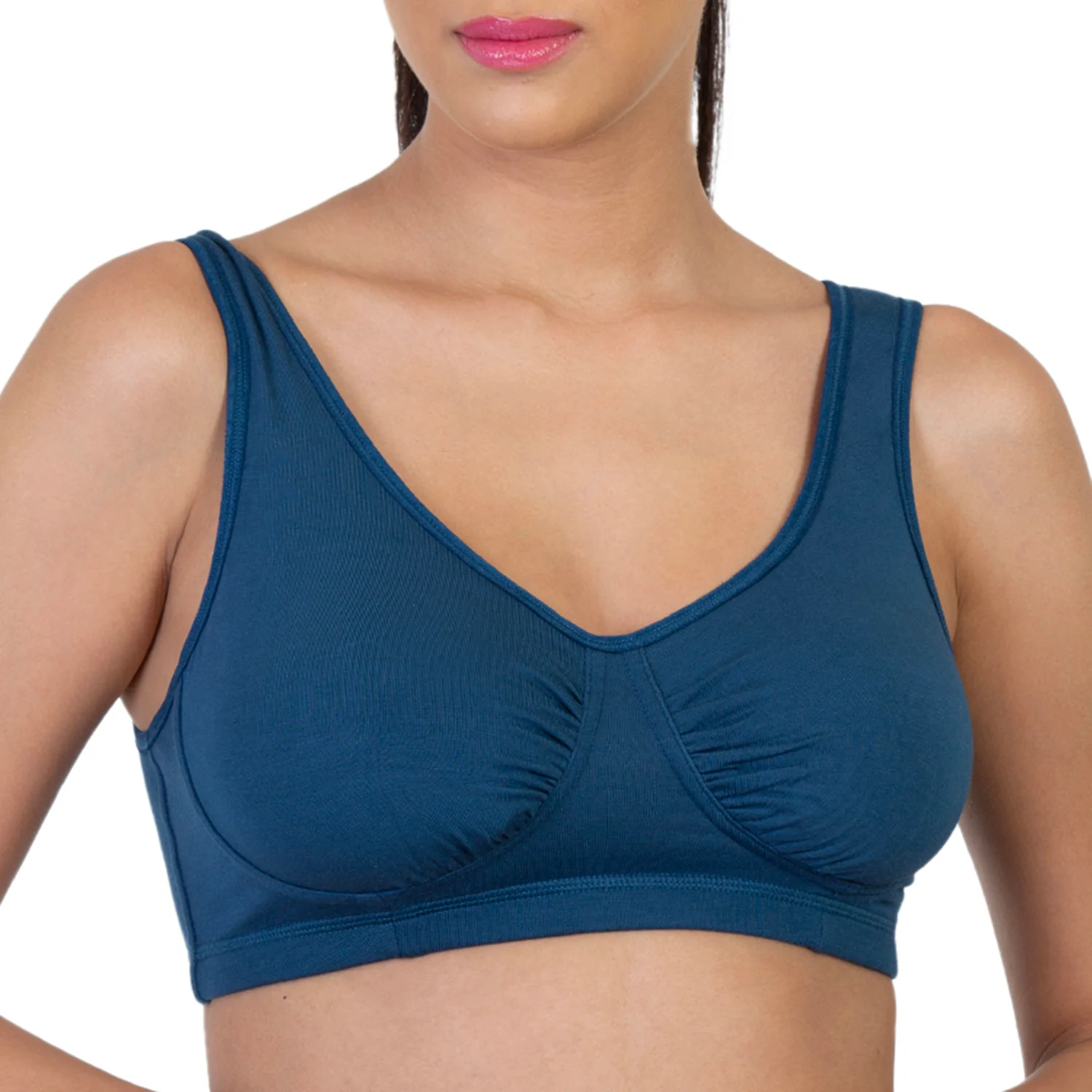 Non-Padded Non-Wired Full Coverage Sleeping Bra - Image 3