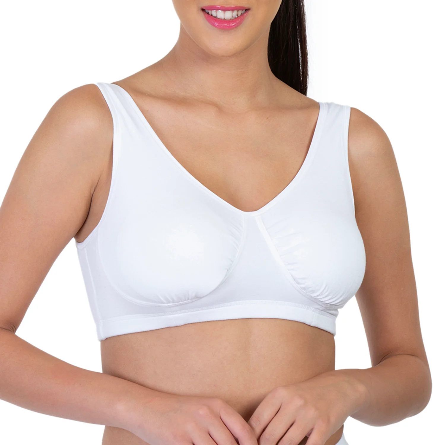 Non-Padded Non-Wired Full Coverage Sleeping Bra - Image 3