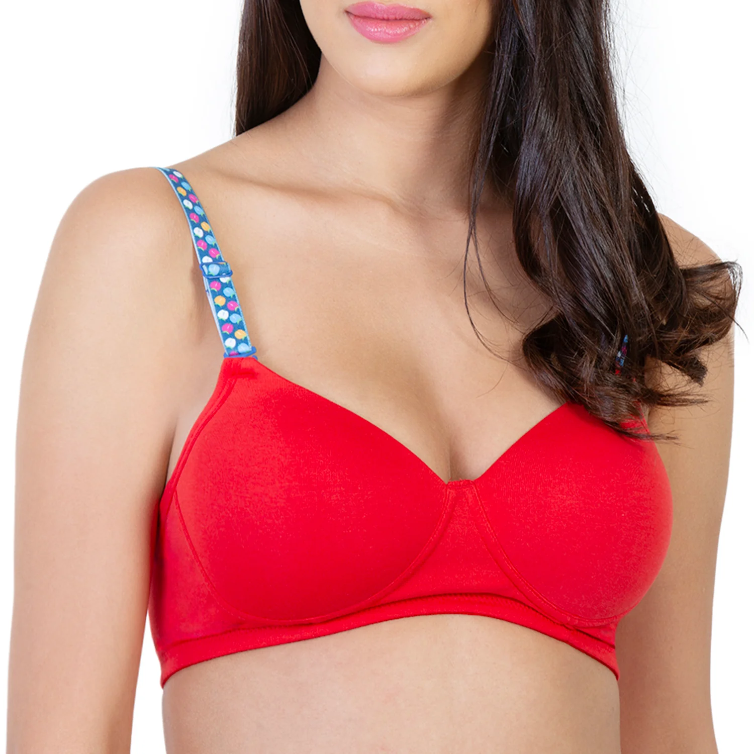 Padded Non-Wired 3/4th Coverage T-Shirt Bra - Image 3