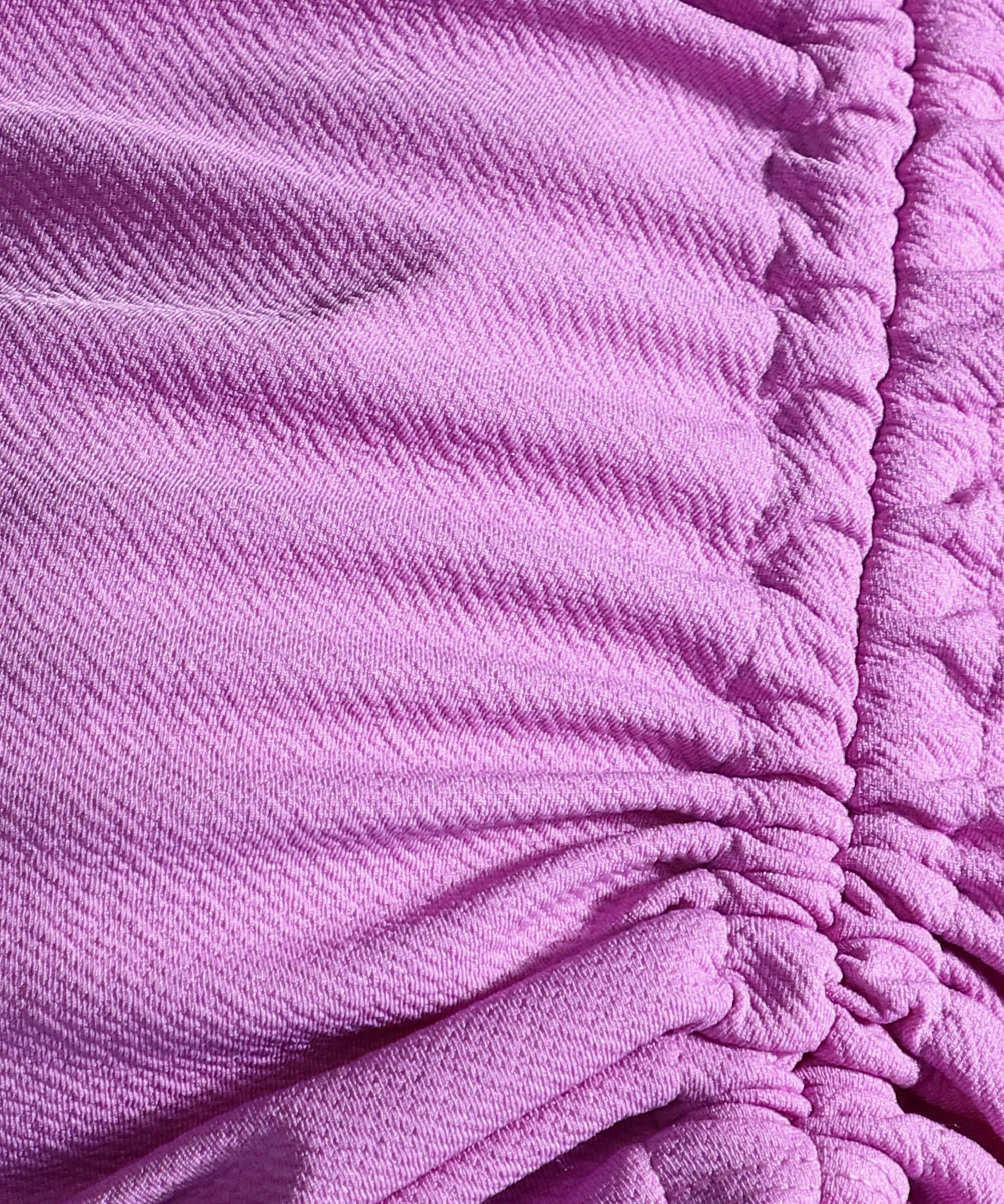 Women Purple V-Neck Fitted Top - Image 6