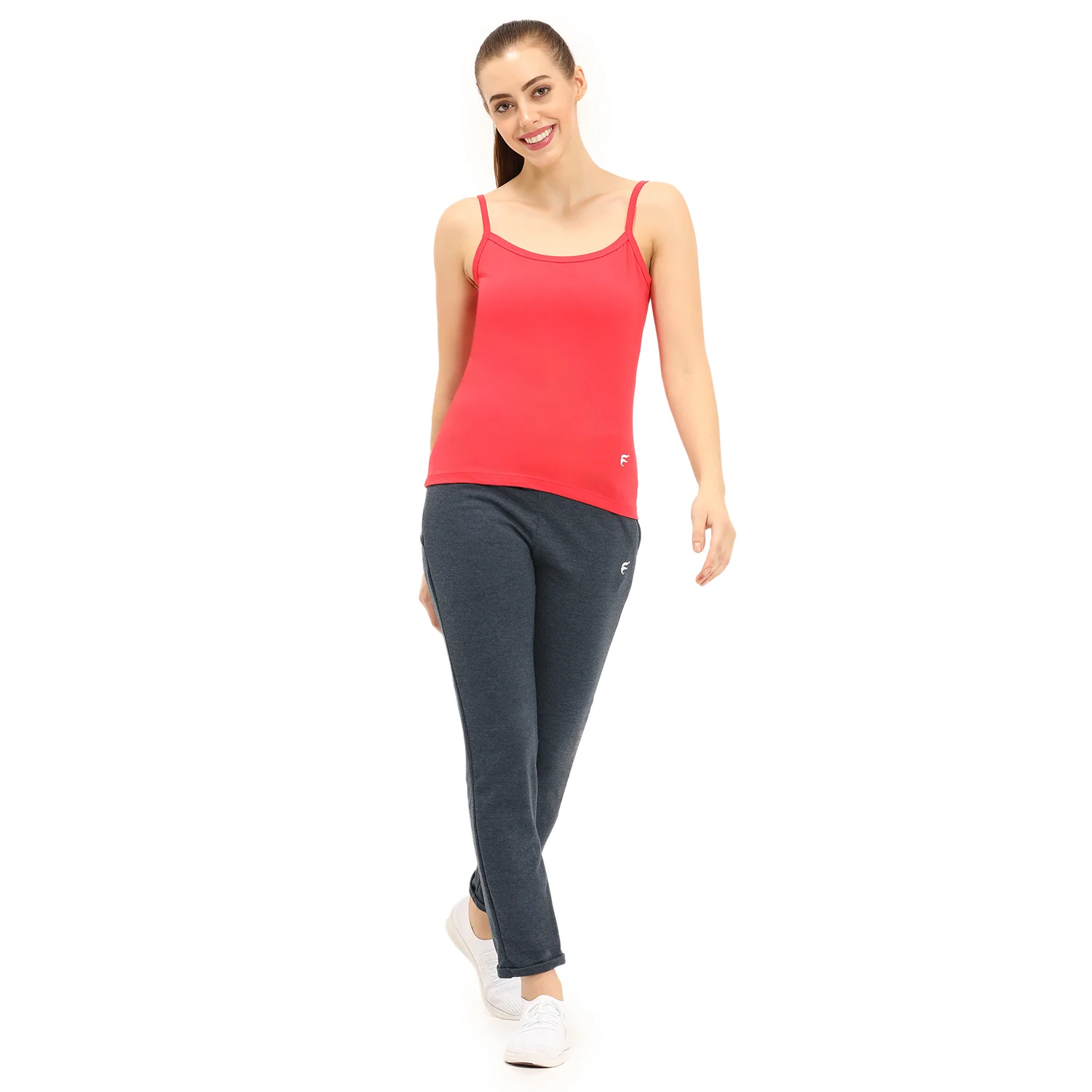 Regular Fit Round Neck Short Length Basic Camisole - Image 6