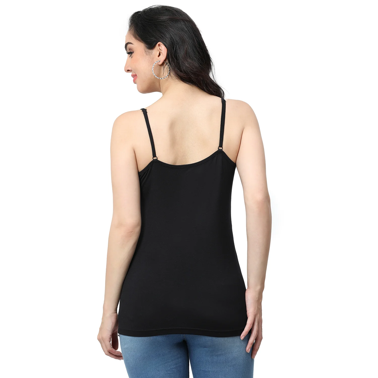 Regular Fit V-Neck Short Length Lace Camisole - Image 2