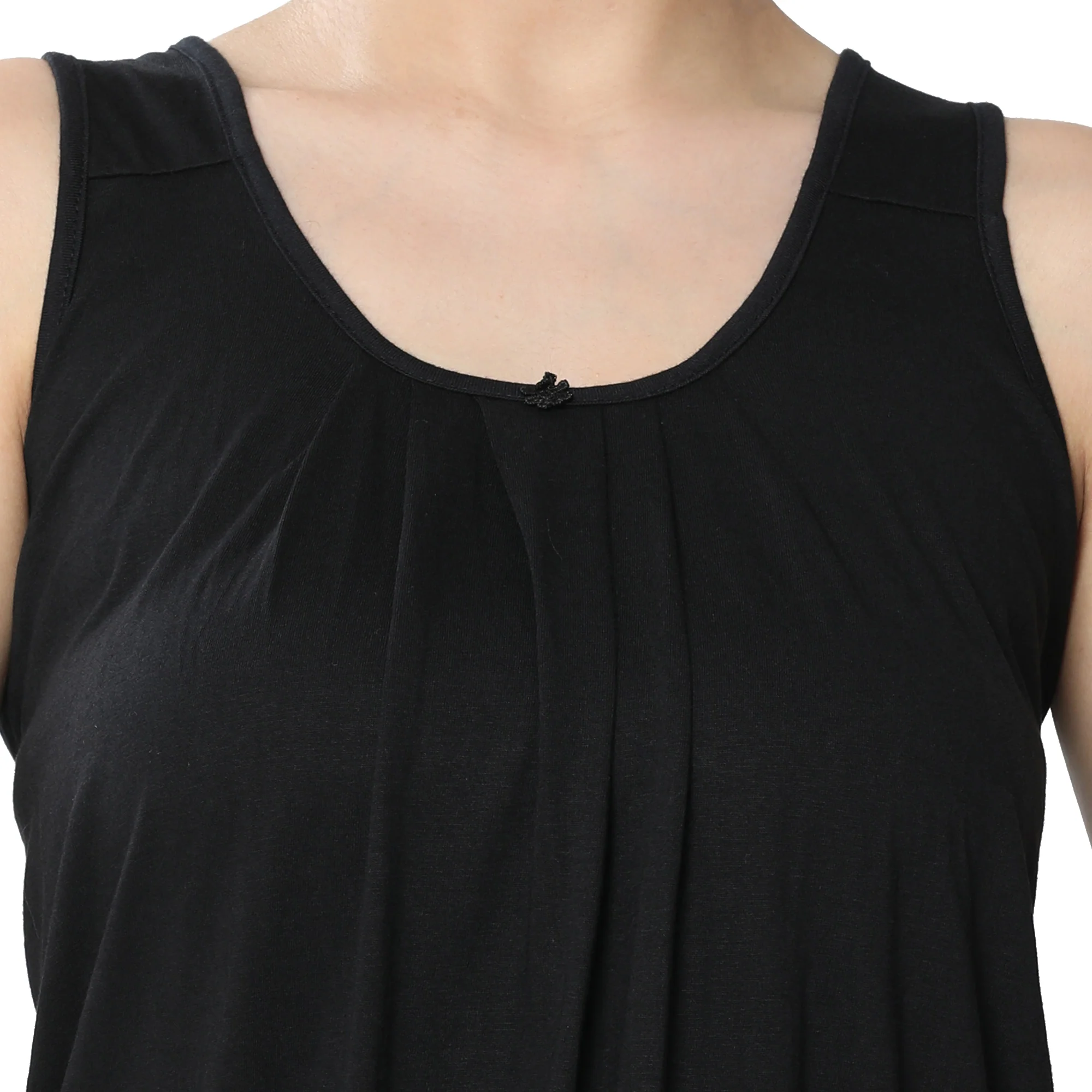 Relaxed Fit Scoop Neck Nighty Slip - Image 3