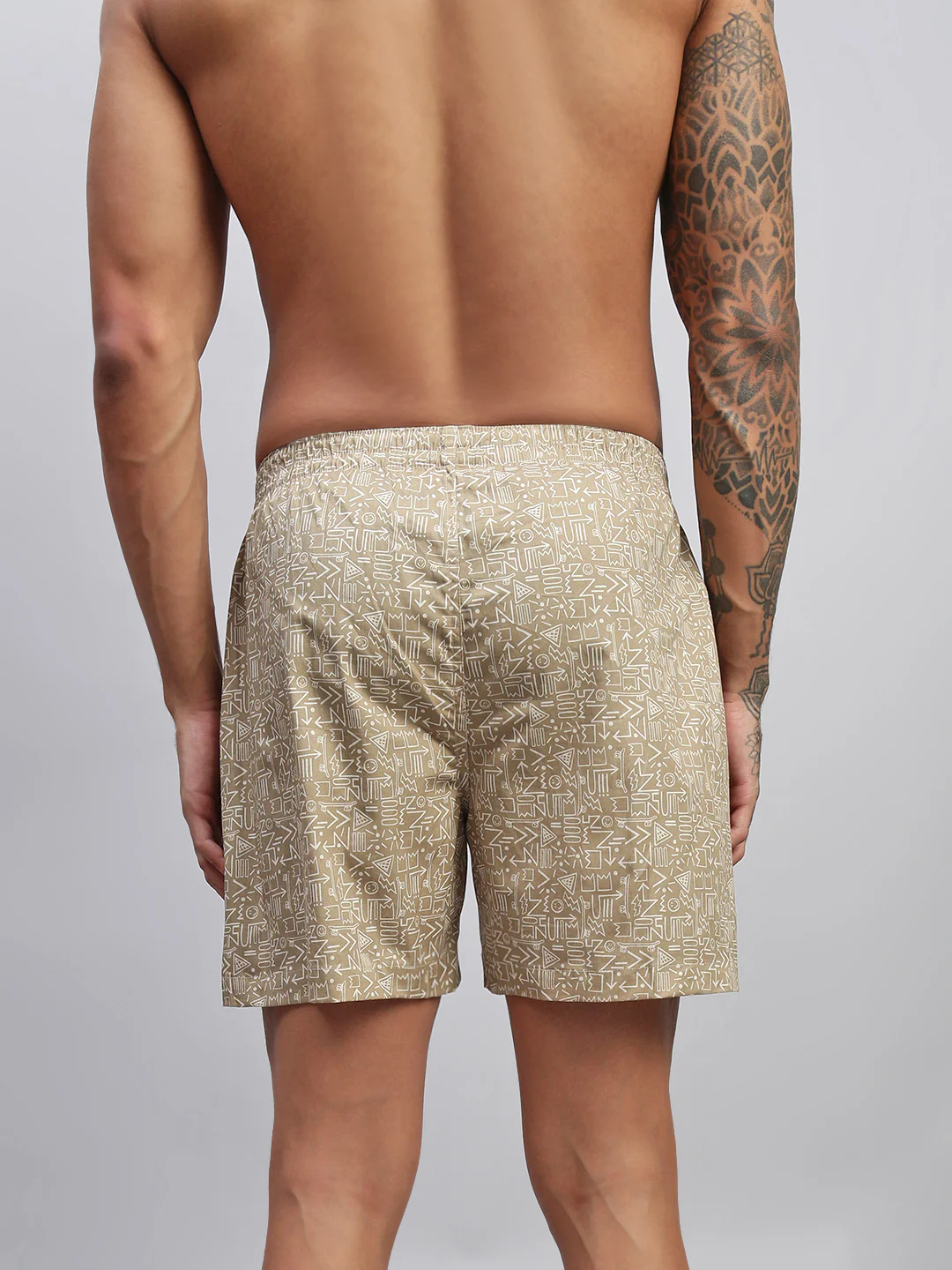Men Cotton Printed Boxer Shorts - Image 3